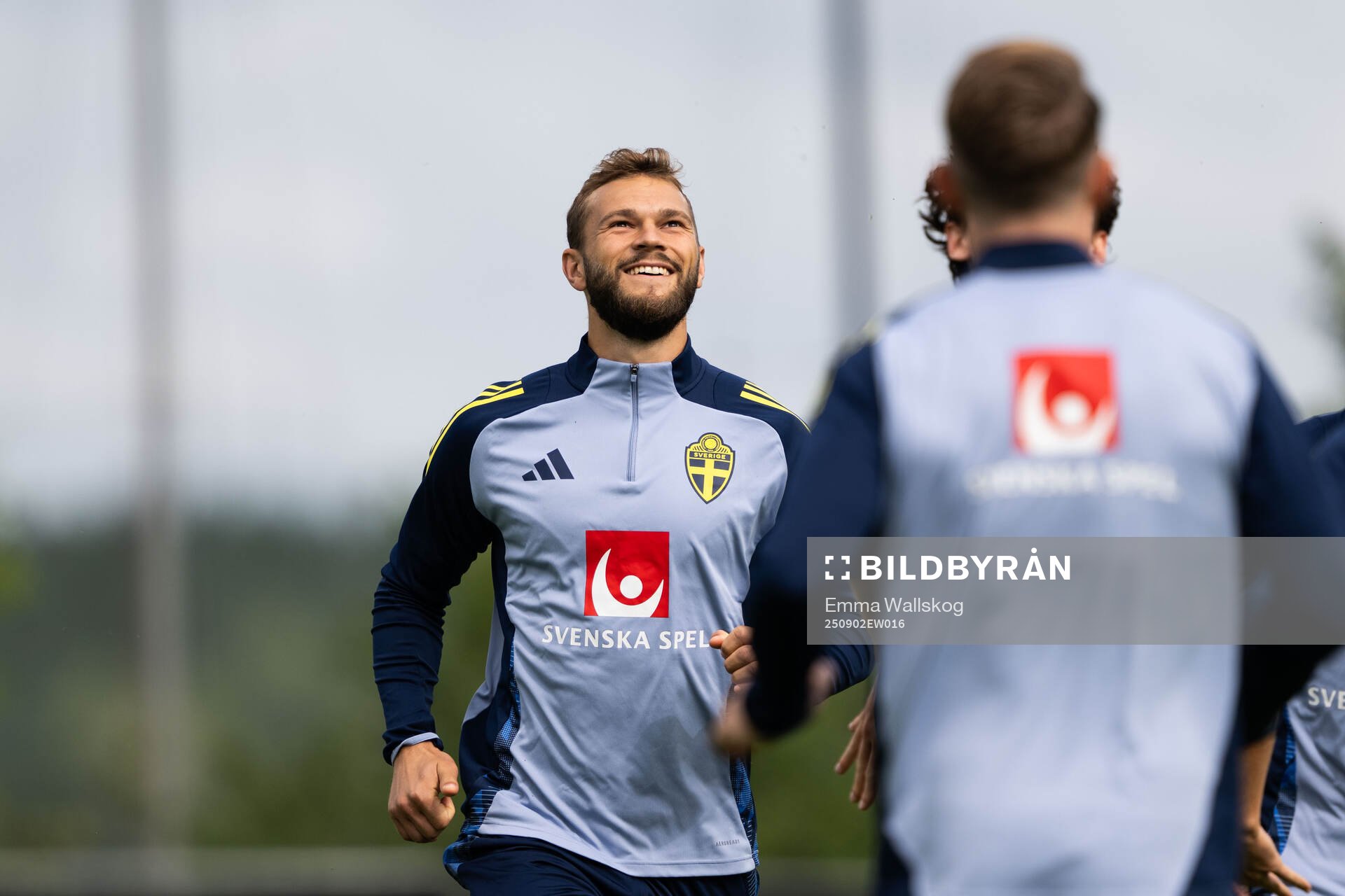 Jesper Karlström of the Swedish national football team