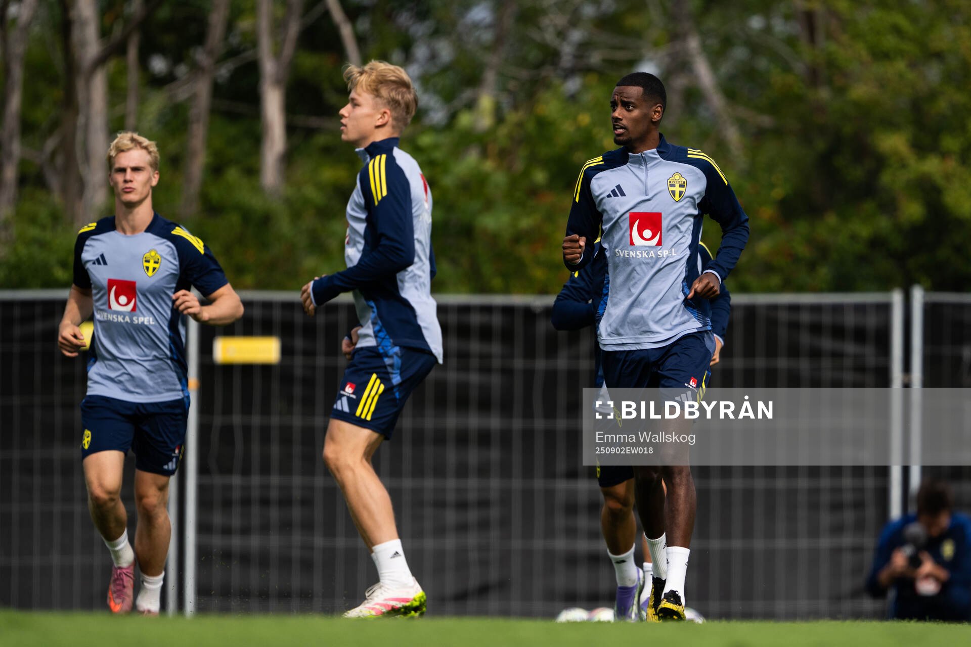 Alexander Isak of the Swedish national football team