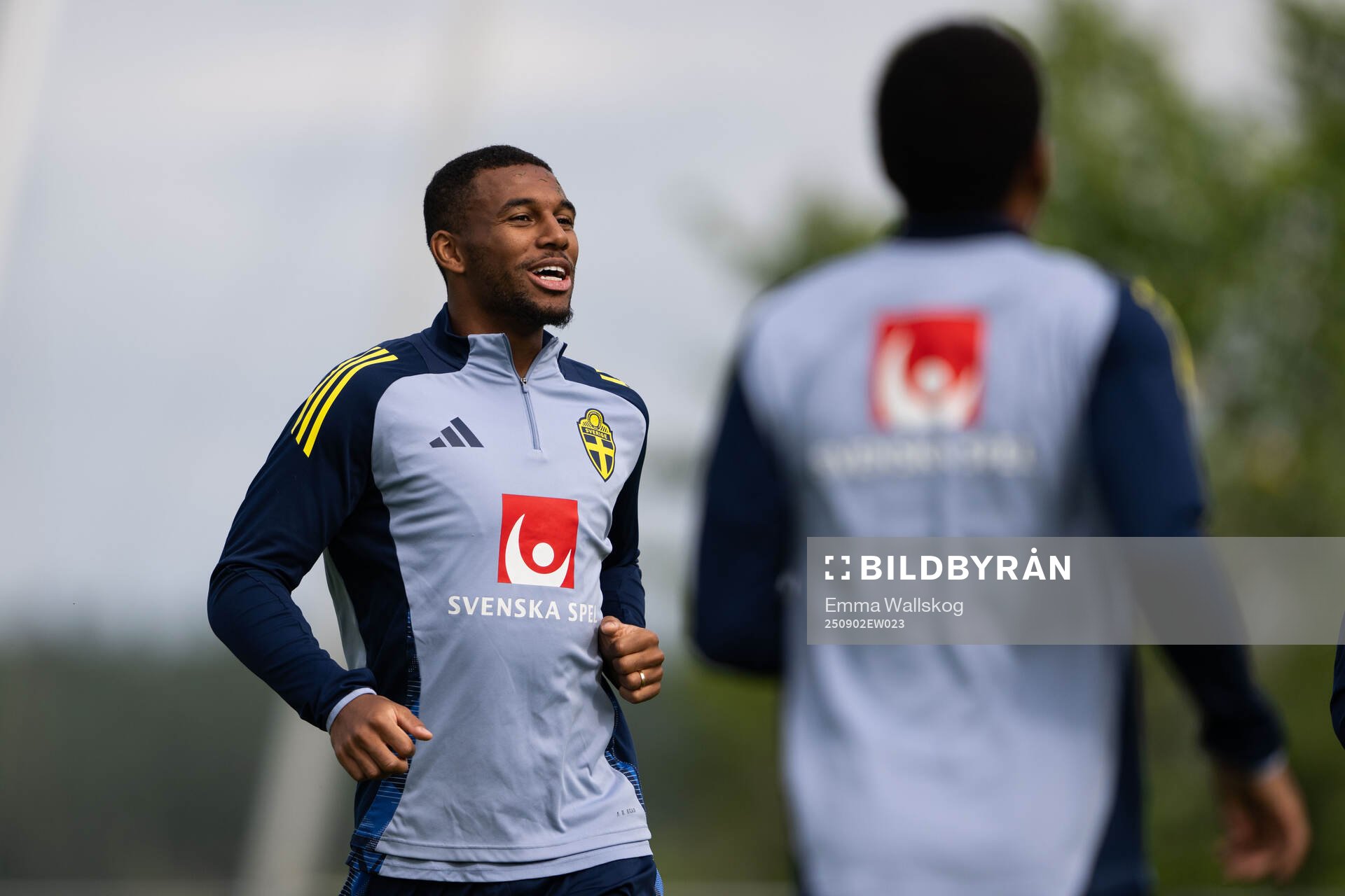 Isak Hien of the Swedish national football team