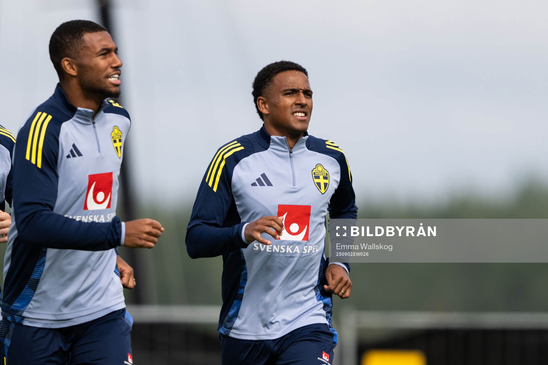 Isak Hien and Niclas Eliasson of the Swedish national
