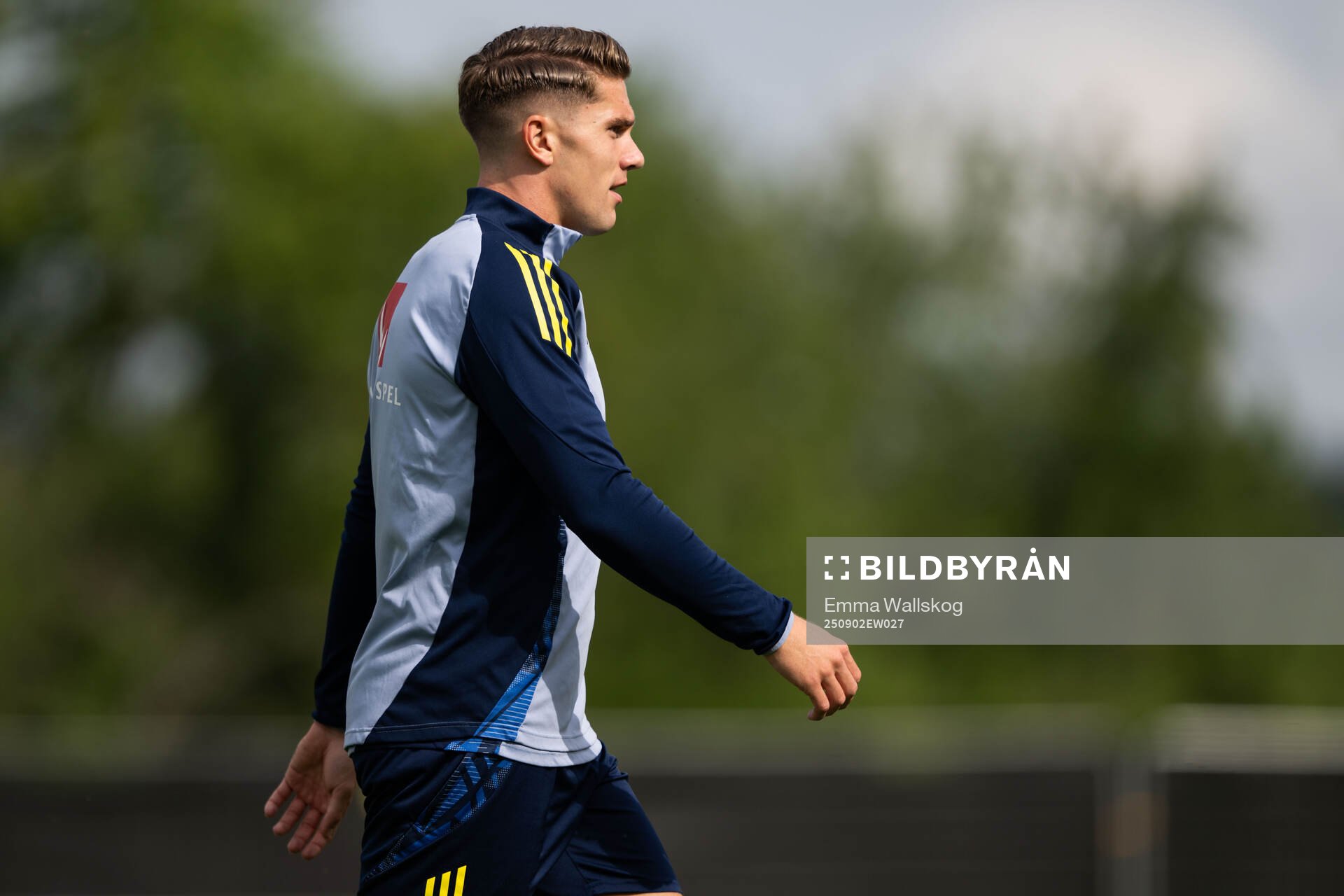 Viktor Gyökeres of the Swedish national football team