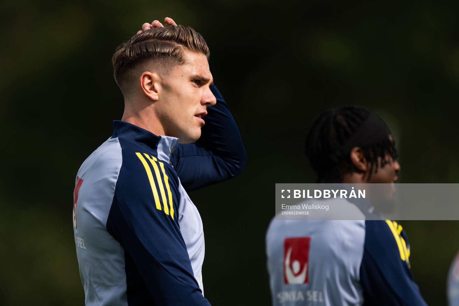 Viktor Gyökeres of the Swedish national football team