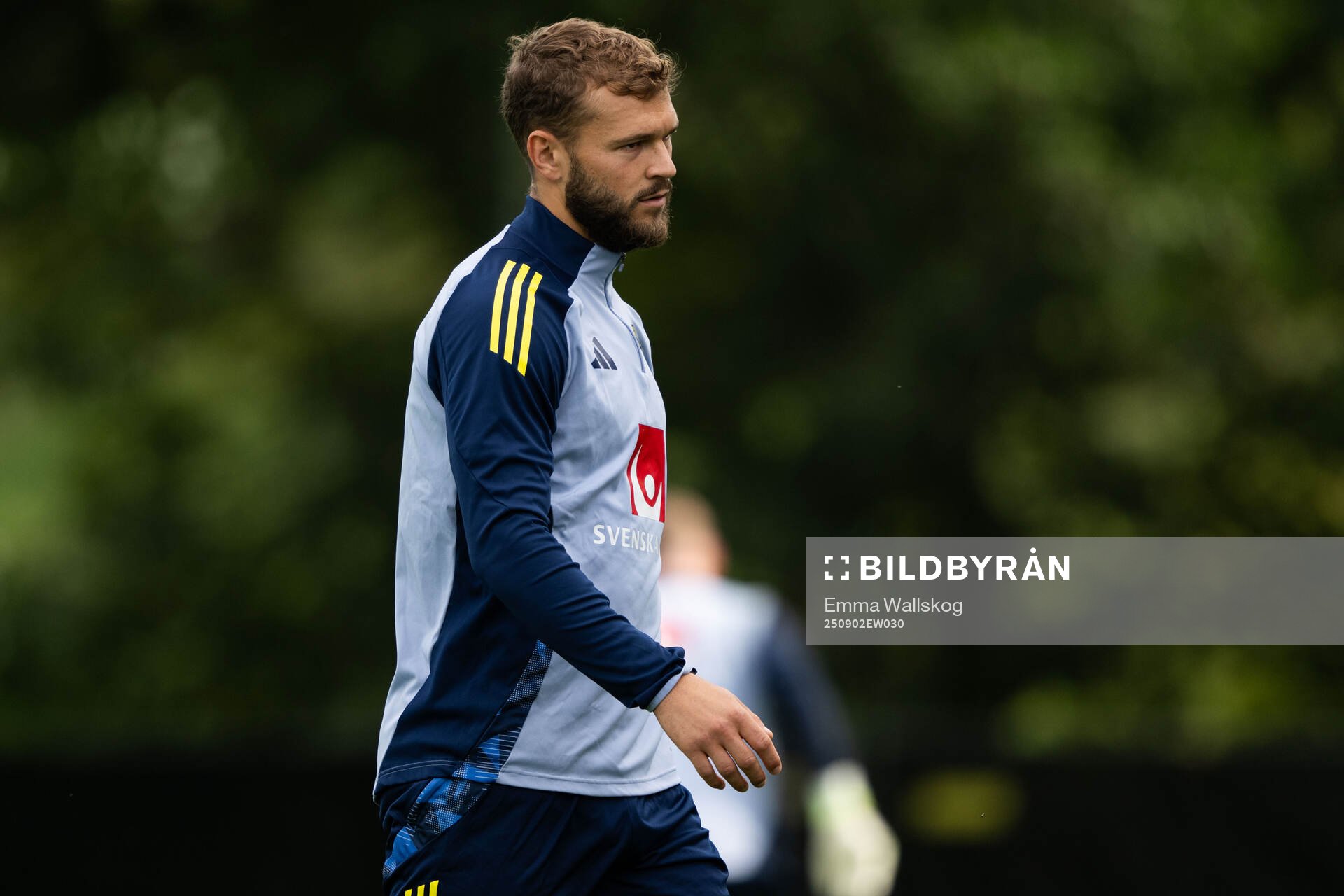 Jesper Karlström of the Swedish national football team
