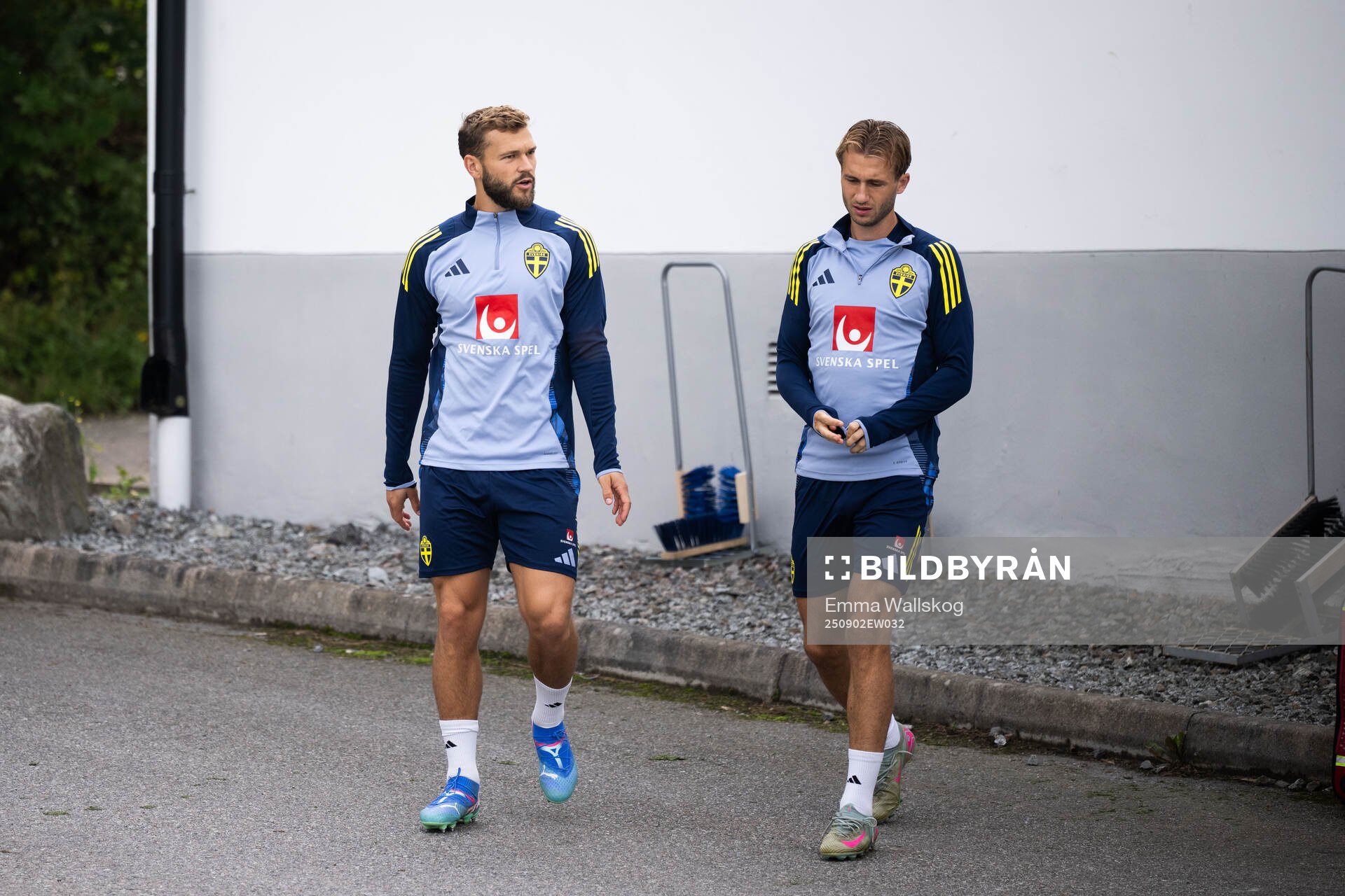Jesper Karlström and Benjamin Nygren of the Swedish