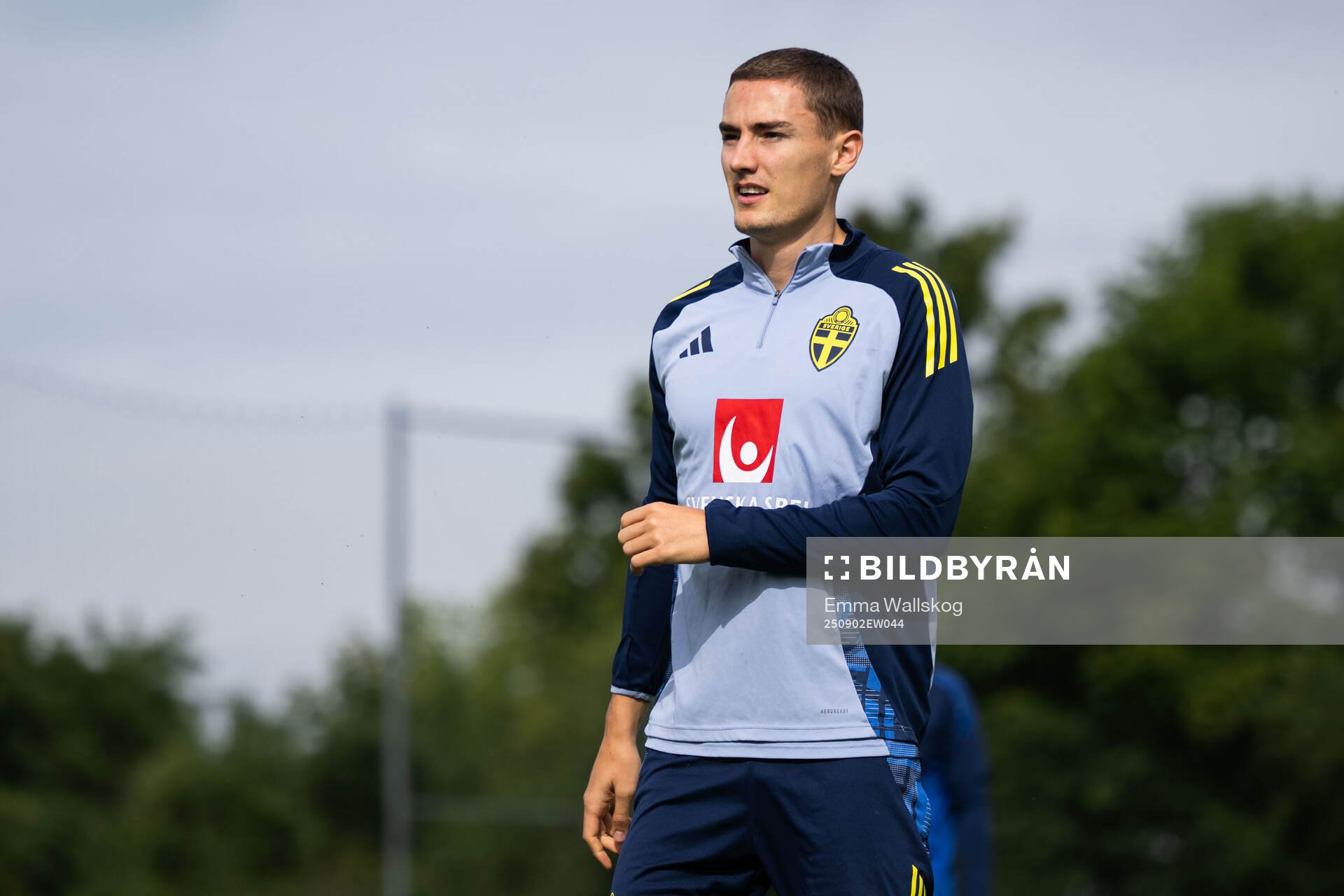 Gustaf Lagerbielke of the Swedish national football team