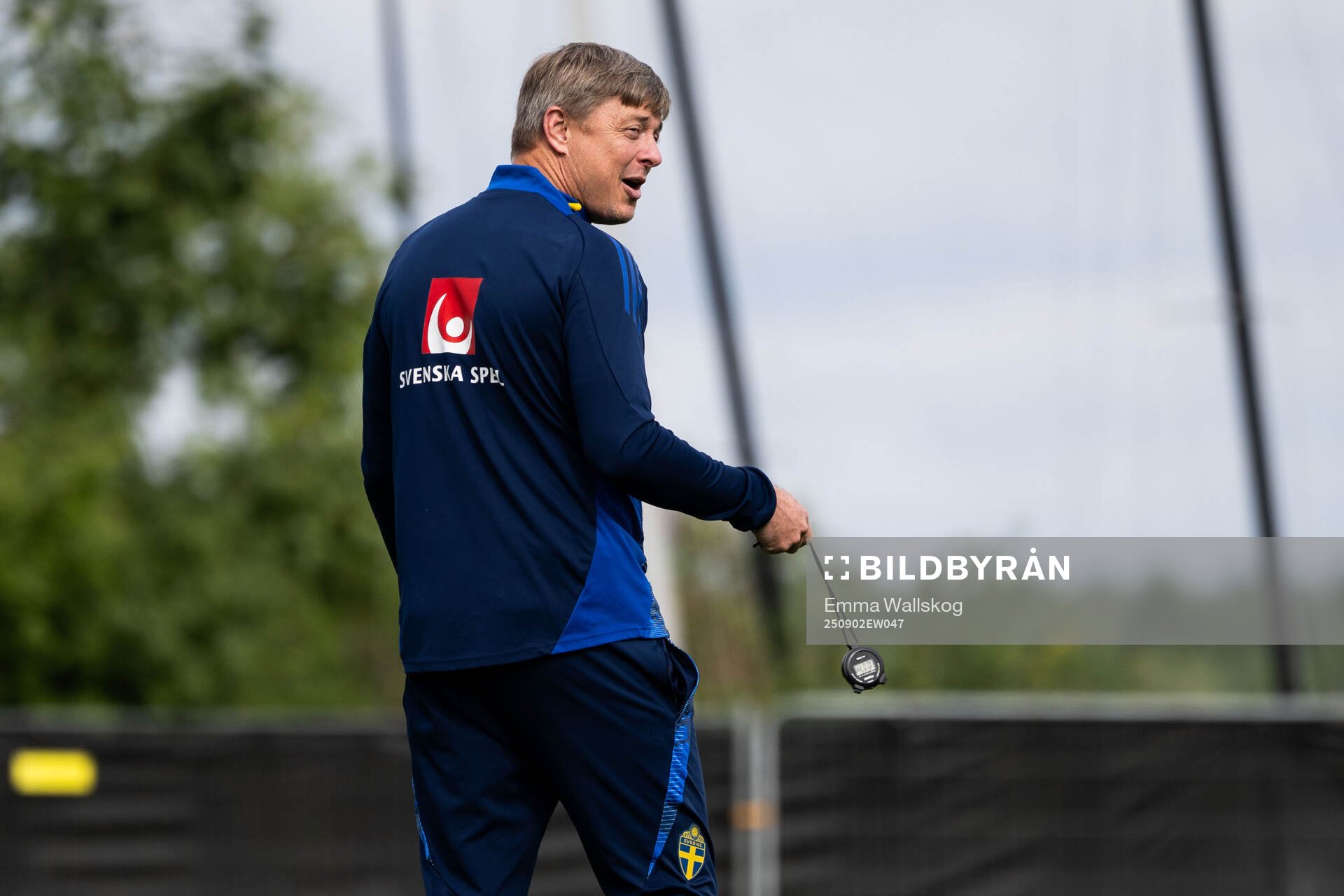 Head coach Jon Dahl Tomasson of the Swedish national