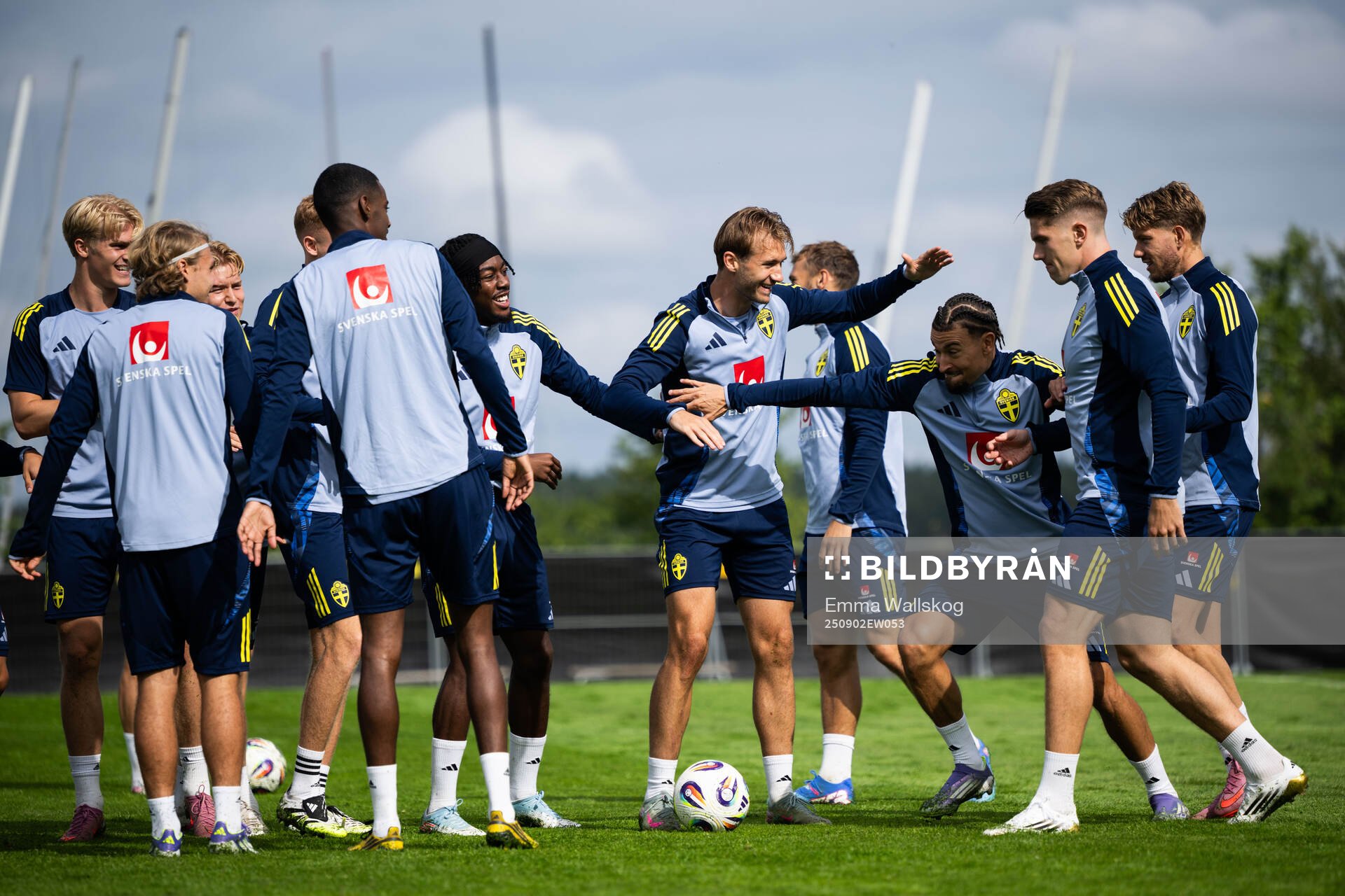 Anthony Elanga, Benjamin Nygren, Jordan Larsson, Viktor