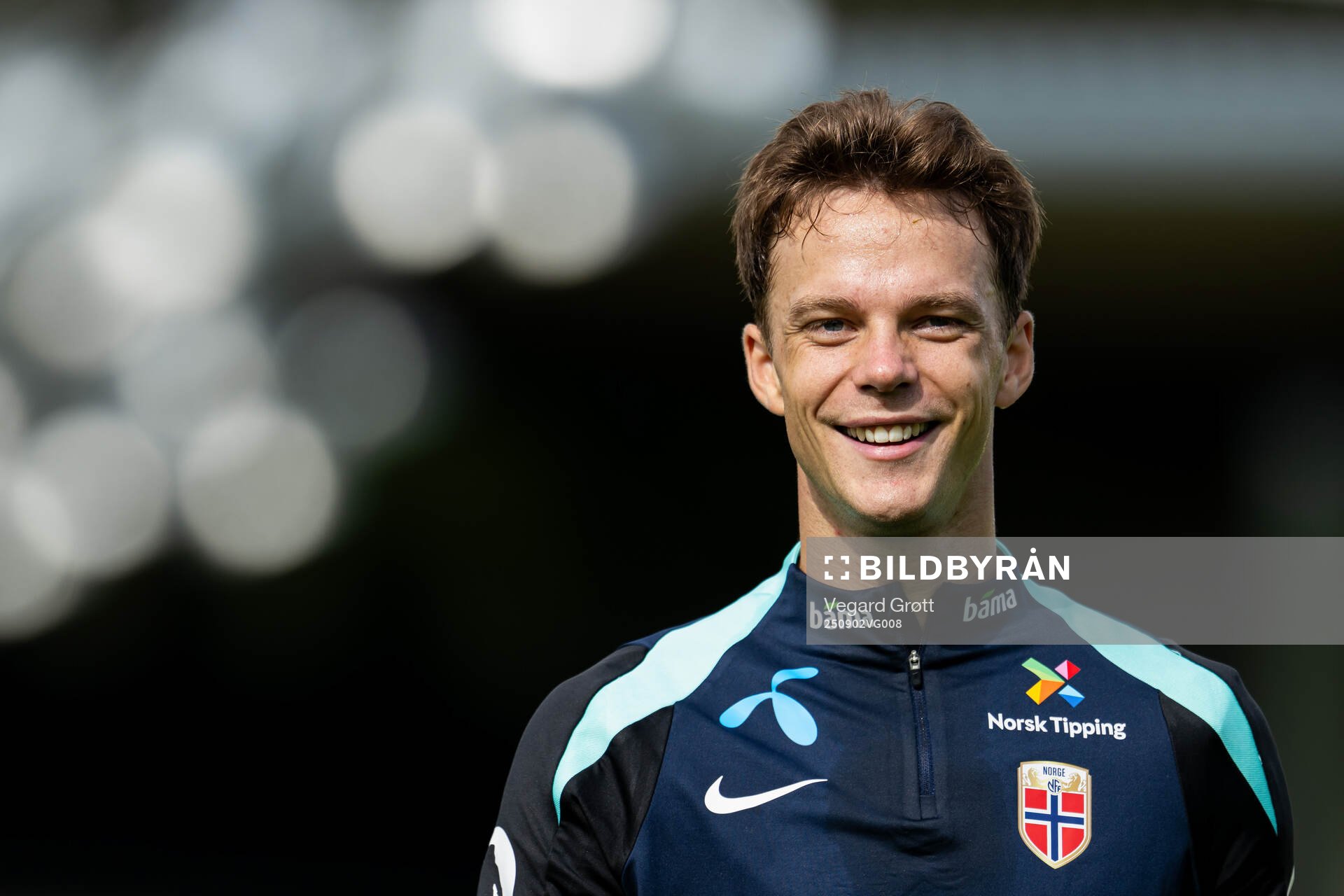 Felix Horn Myhre of the Norwegian national football team