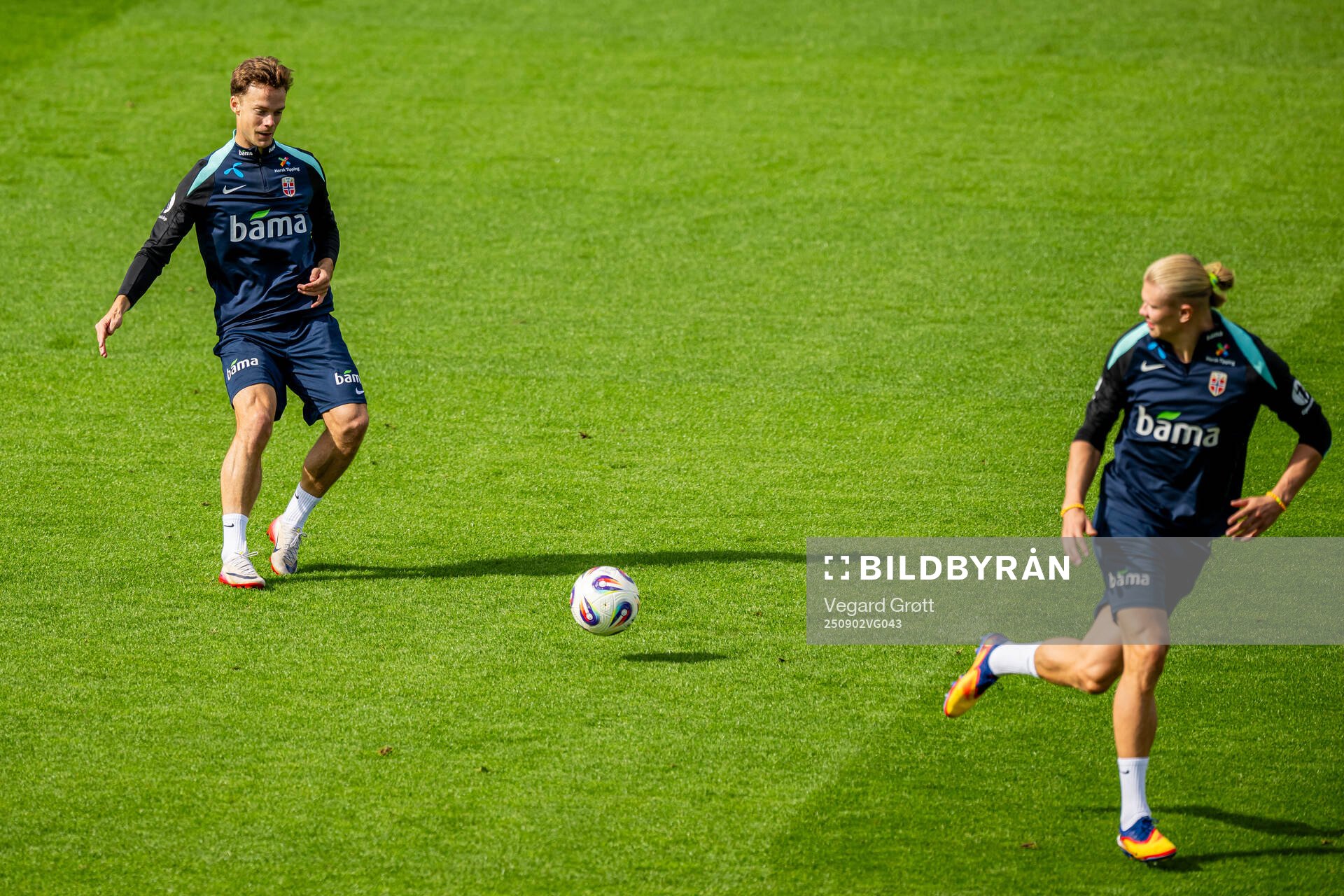 Felix Horn Myhre of the Norwegian national football team