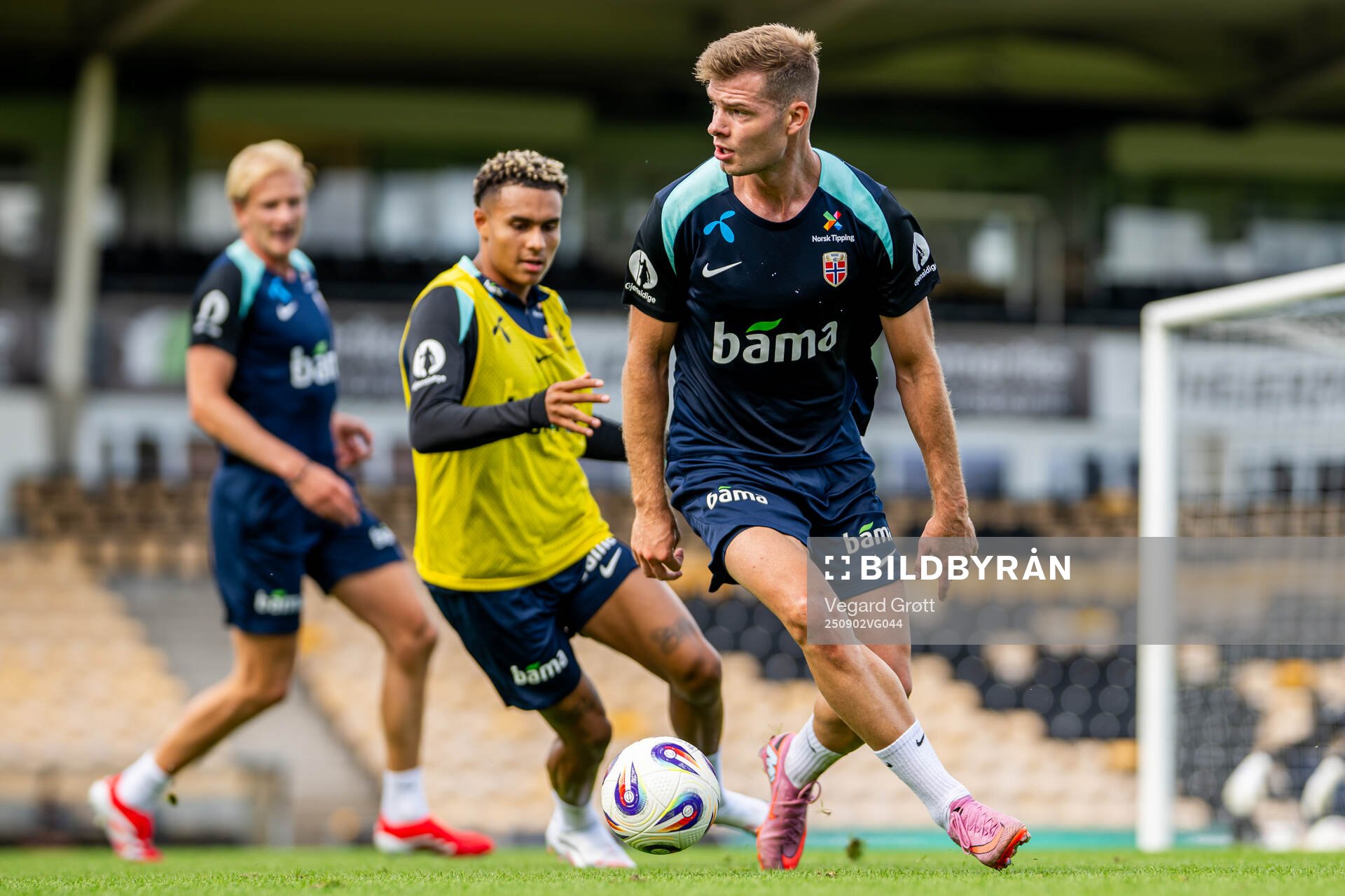 Alexander Sørloth of the Norwegian national football team