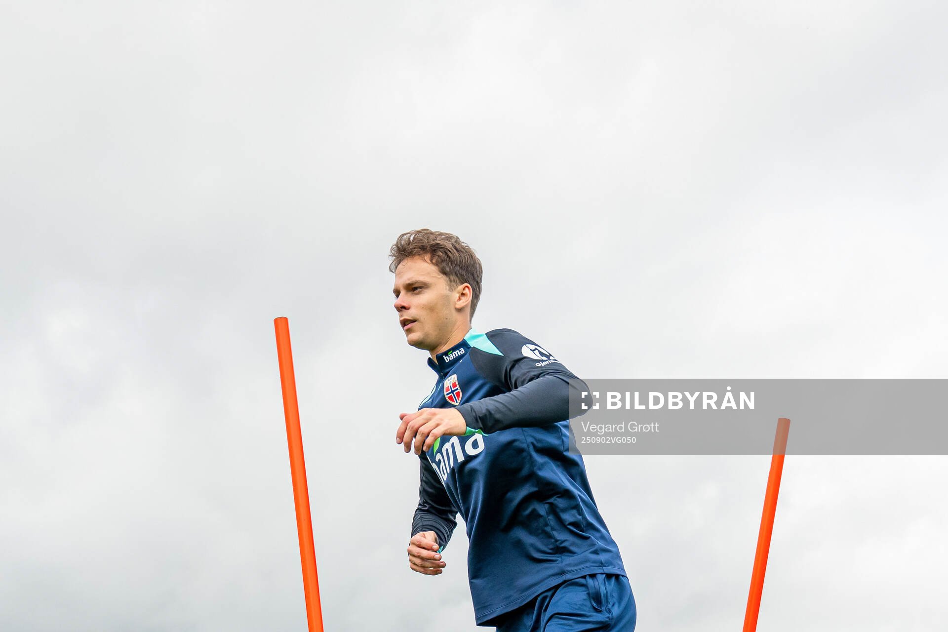 Felix Horn Myhre of the Norwegian national football team