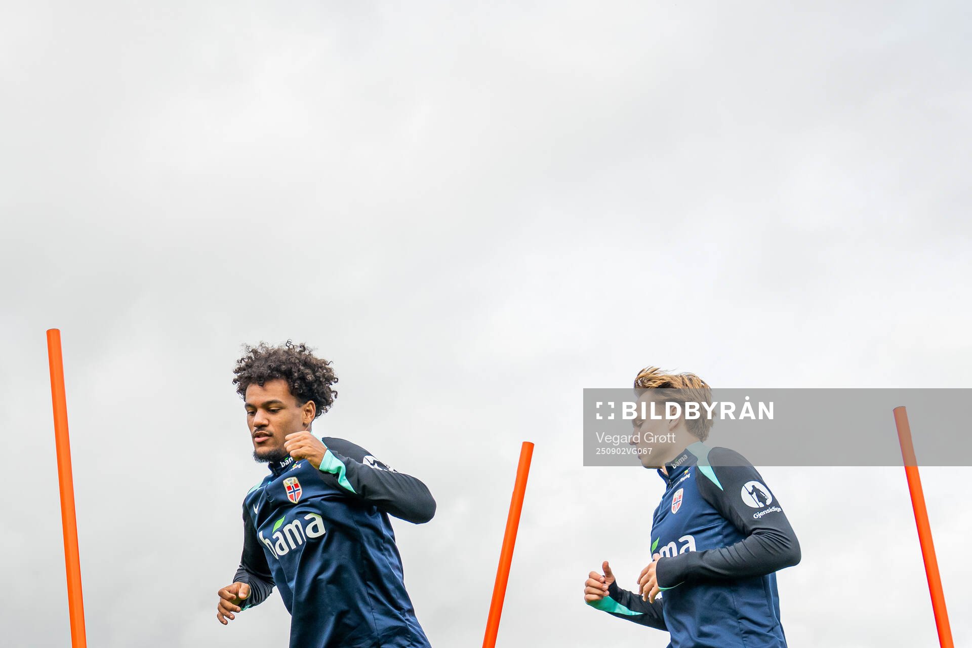 Oscar Bobb and Andreas Schjelderup of the Norwegian