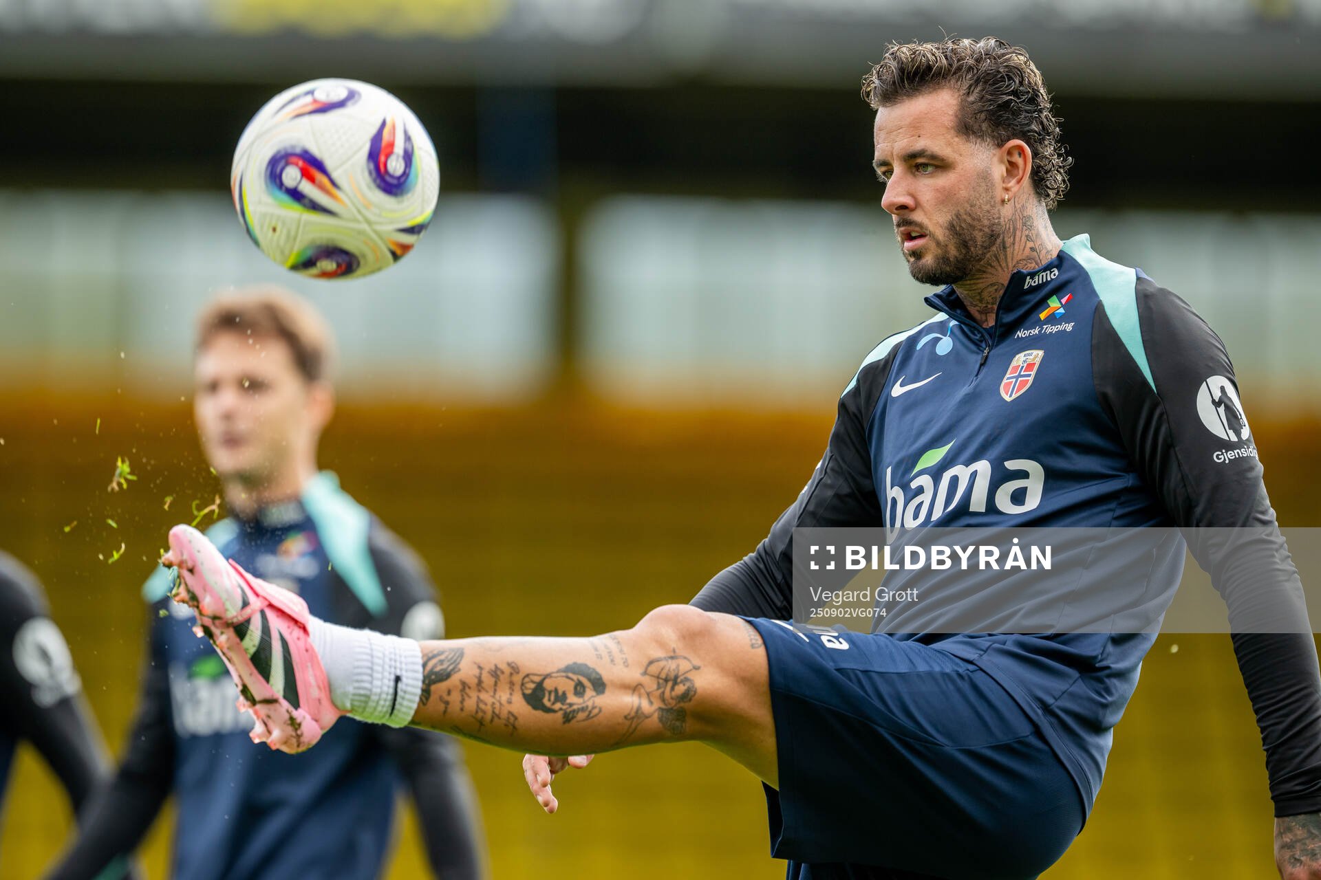Aron Bizet Dønnum of the Norwegian national football team