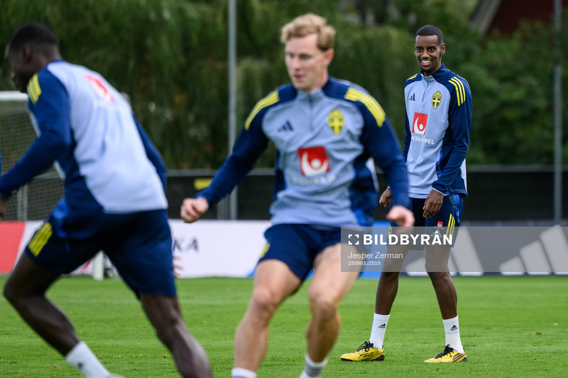 Alexander Isak of the Swedish men's football national team