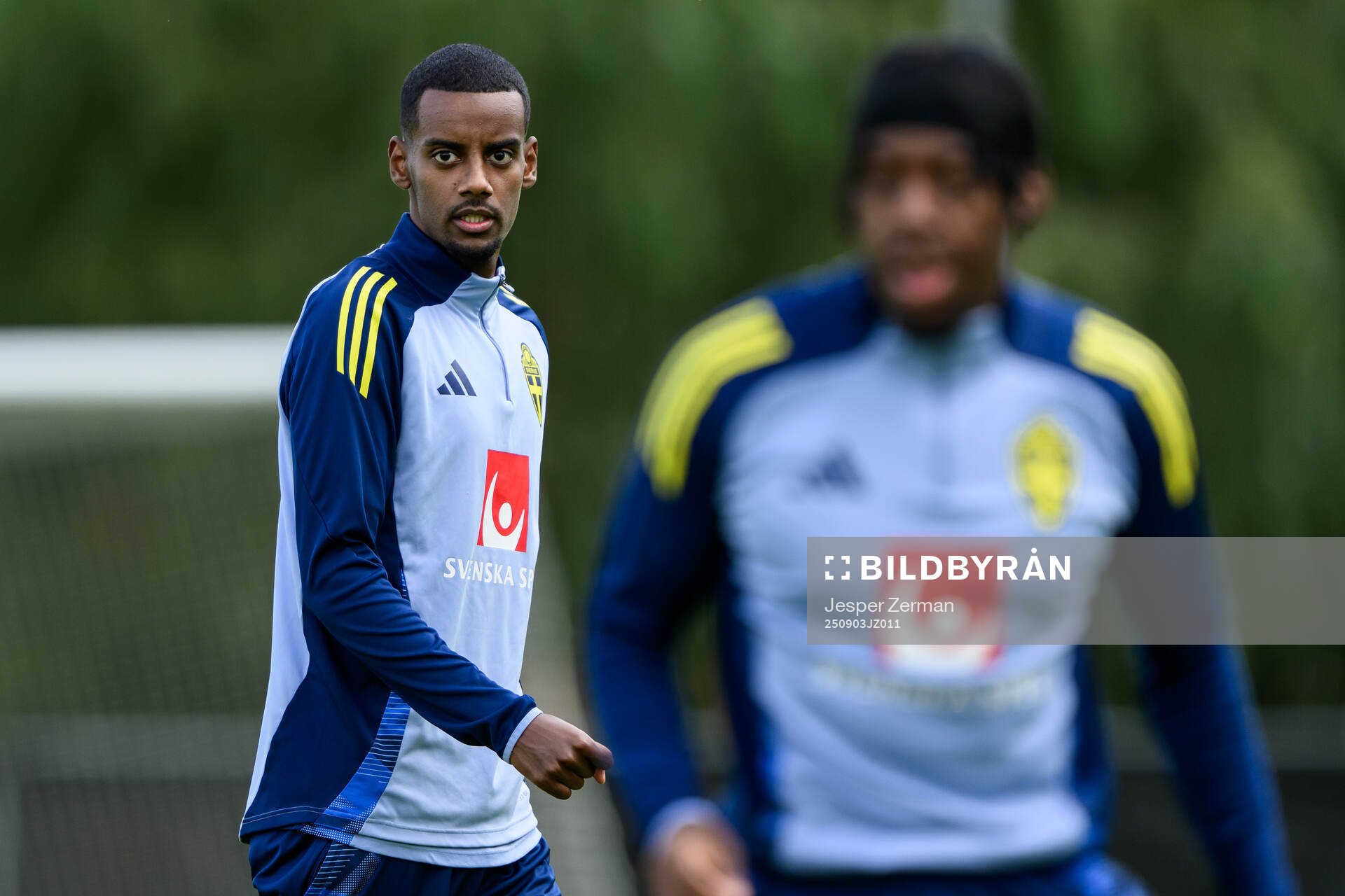 Alexander Isak of the Swedish men's football national team