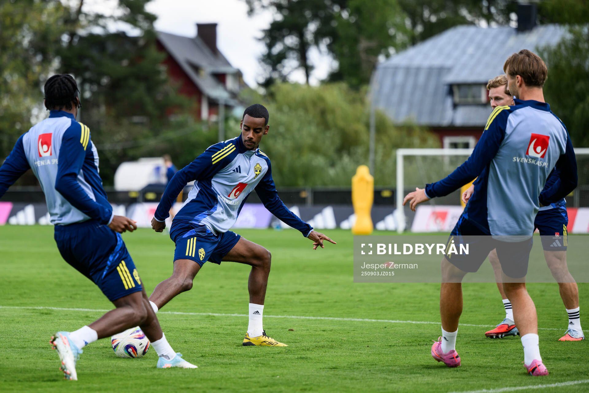 Alexander Isak of the Swedish men's football national team