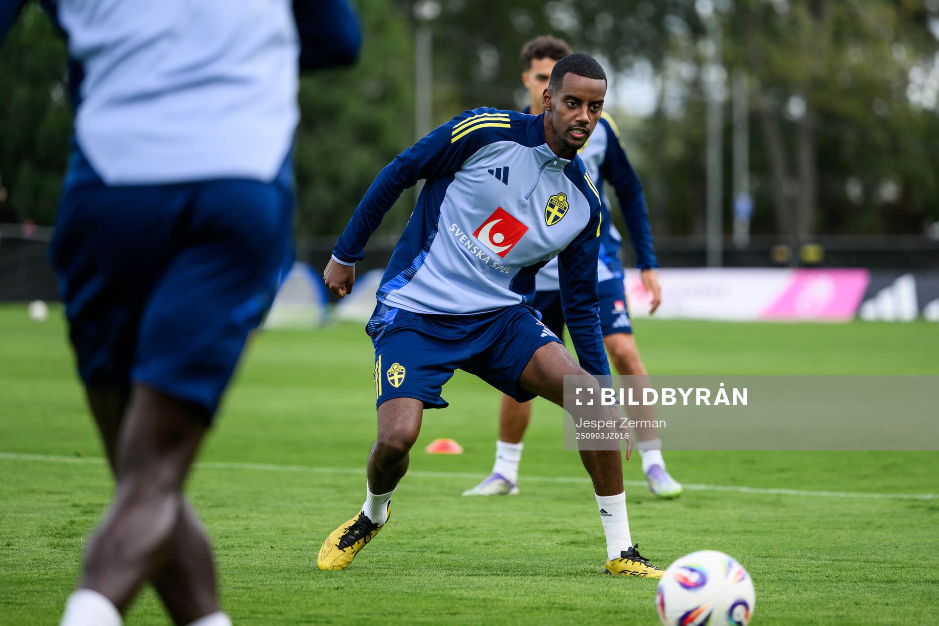 Alexander Isak of the Swedish men's football national team