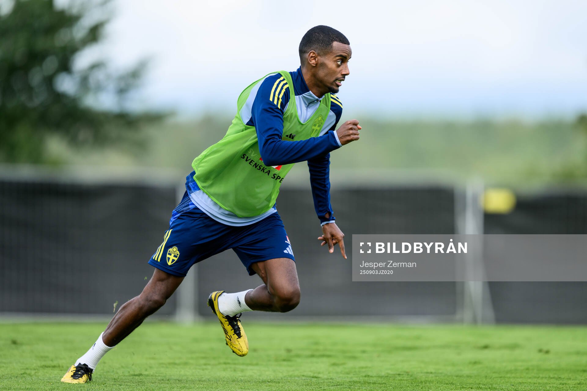 Alexander Isak of the Swedish men's football national team