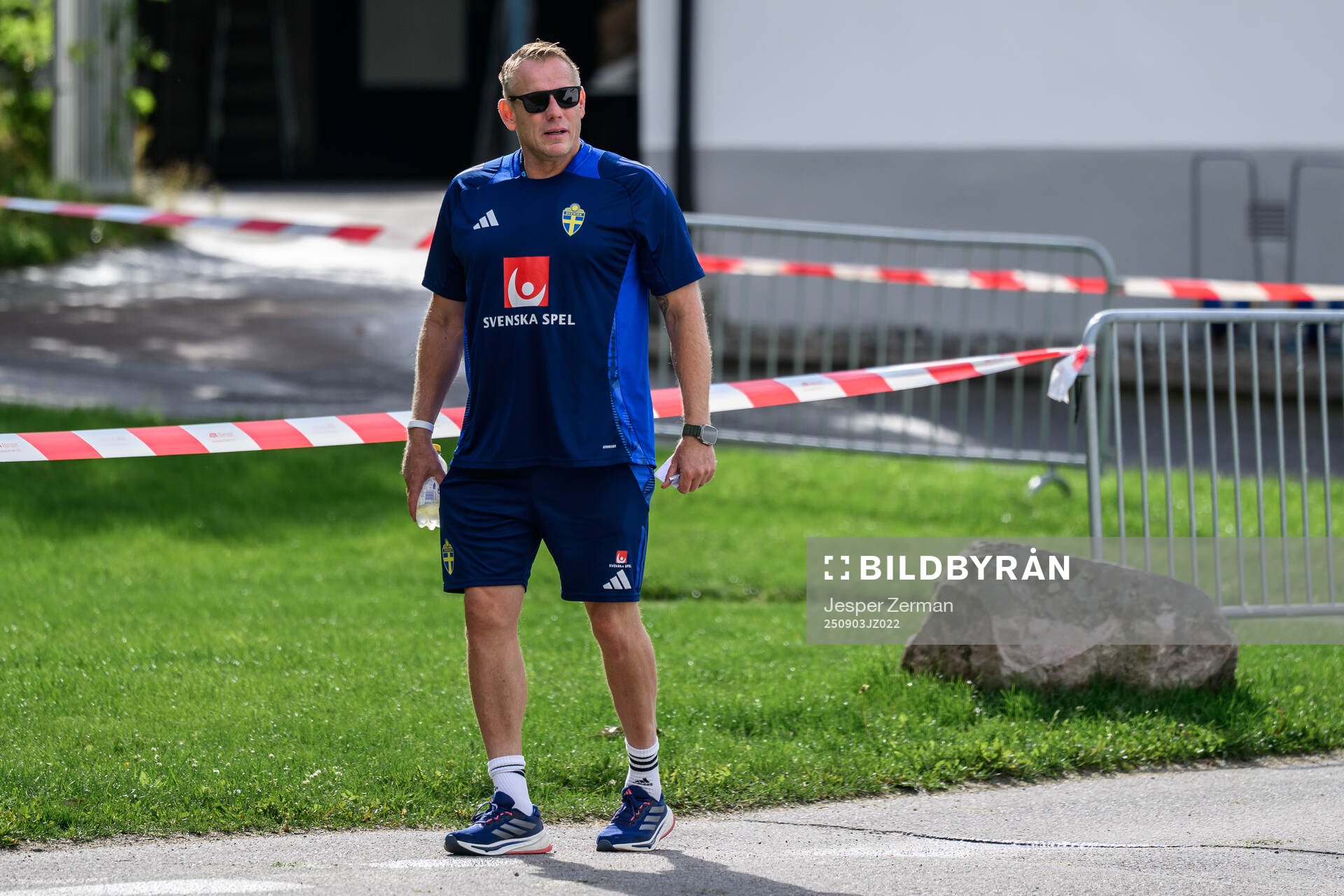 Stefan Dejemyr, head of security, of the Swedish men's