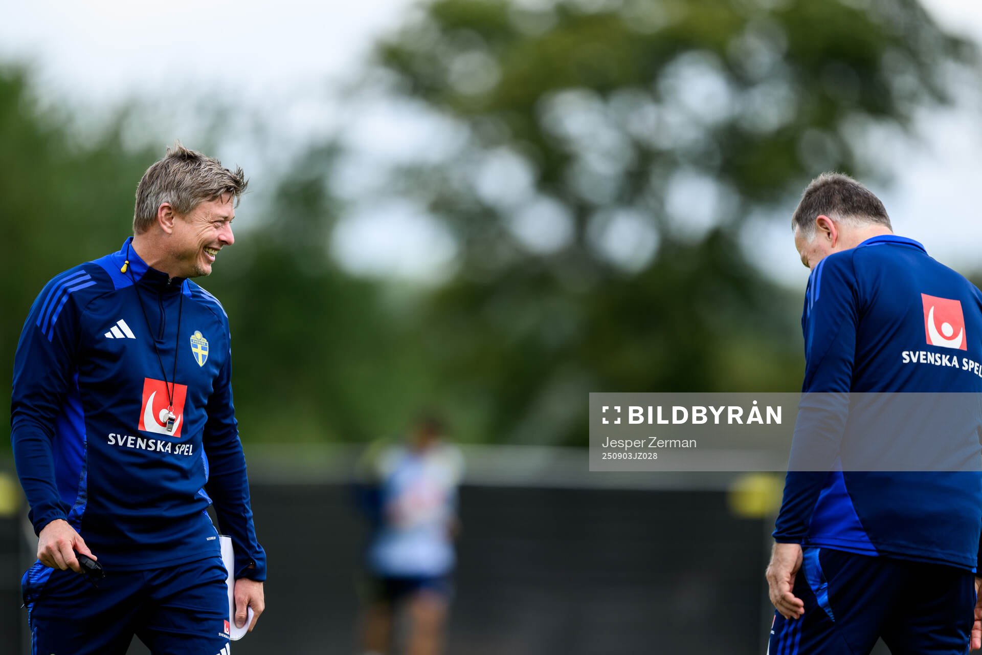 Head coach Jon Dahl Tomasson and Assistant coach Remy