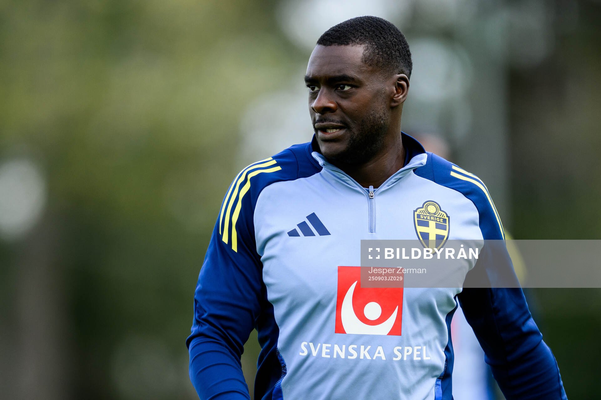 Ken Sema of the Swedish men's football national team at a