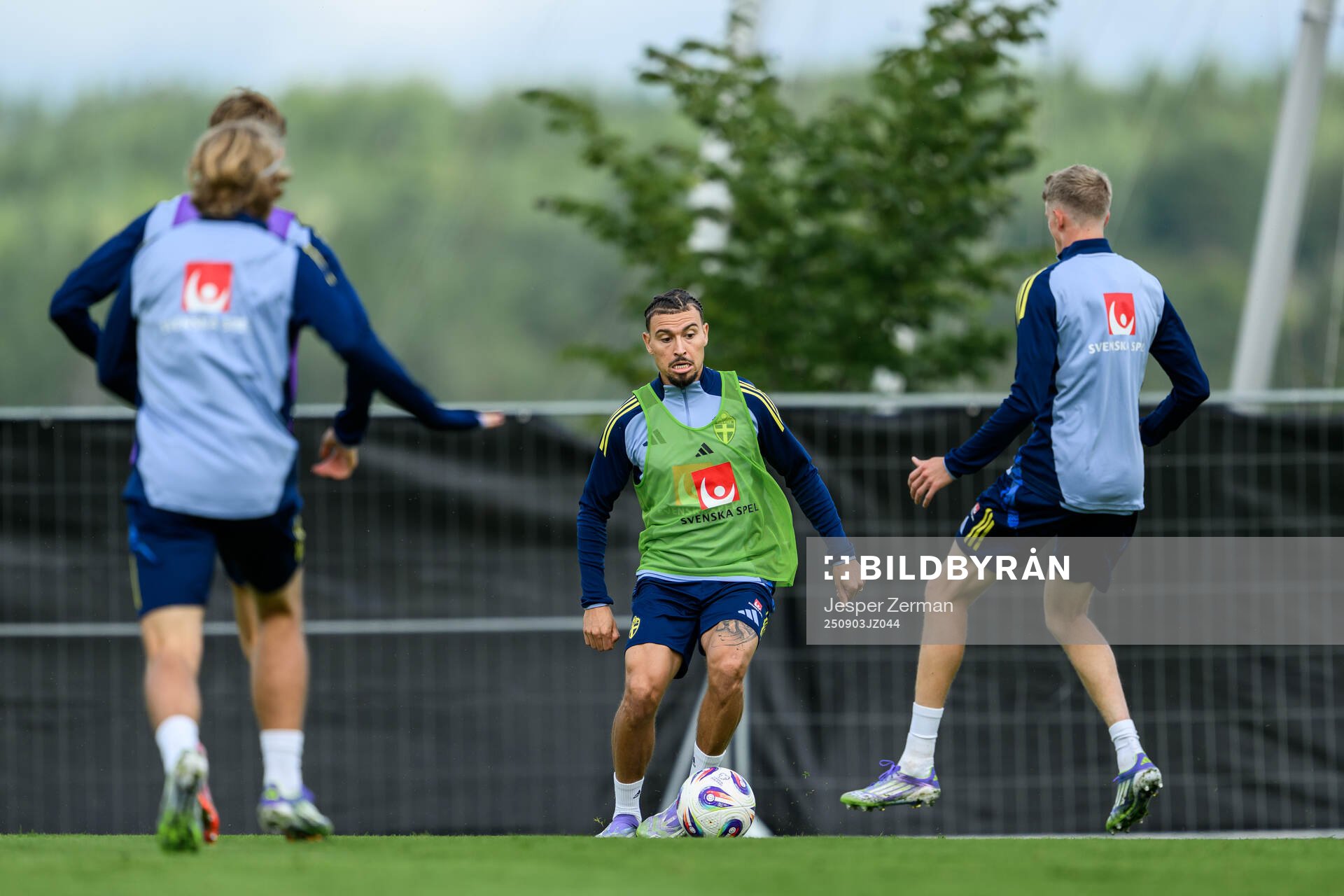 Jordan Larsson of the Swedish men's football national team