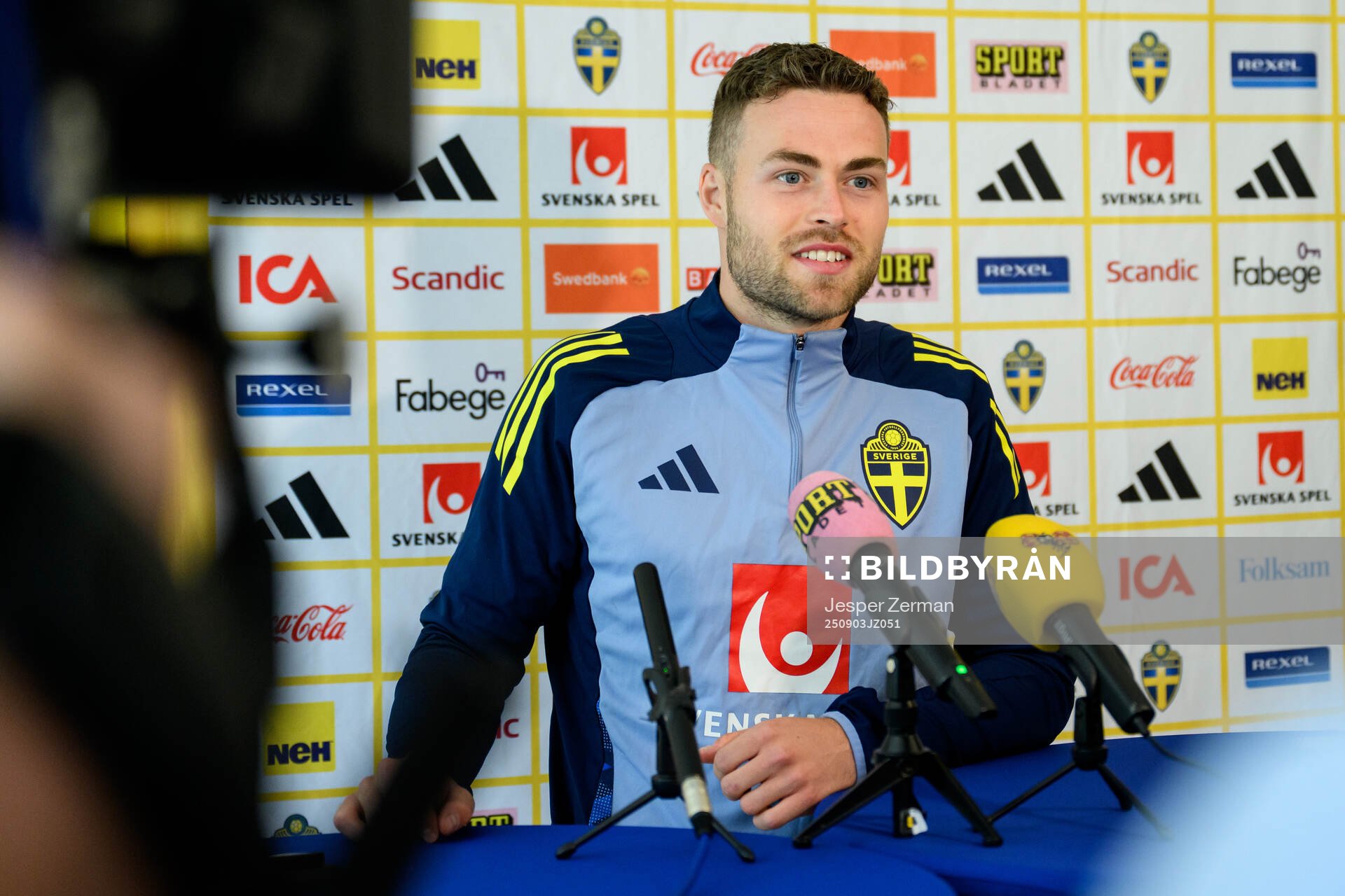 Gabriel Gudmundsson of the Swedish men's football national