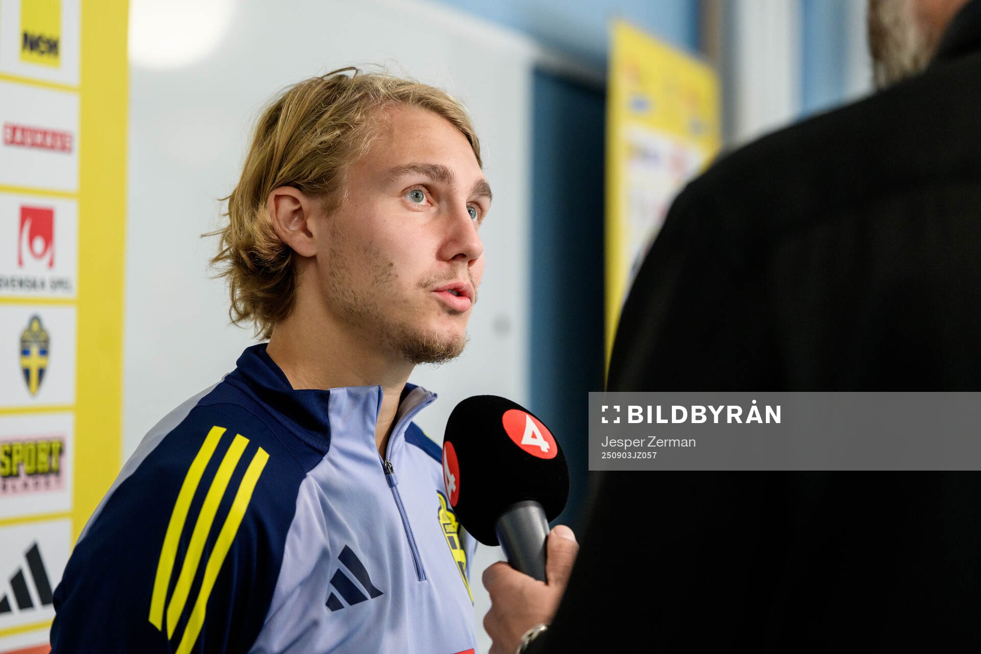 Sebastian Nanasi of the Swedish men's football national team