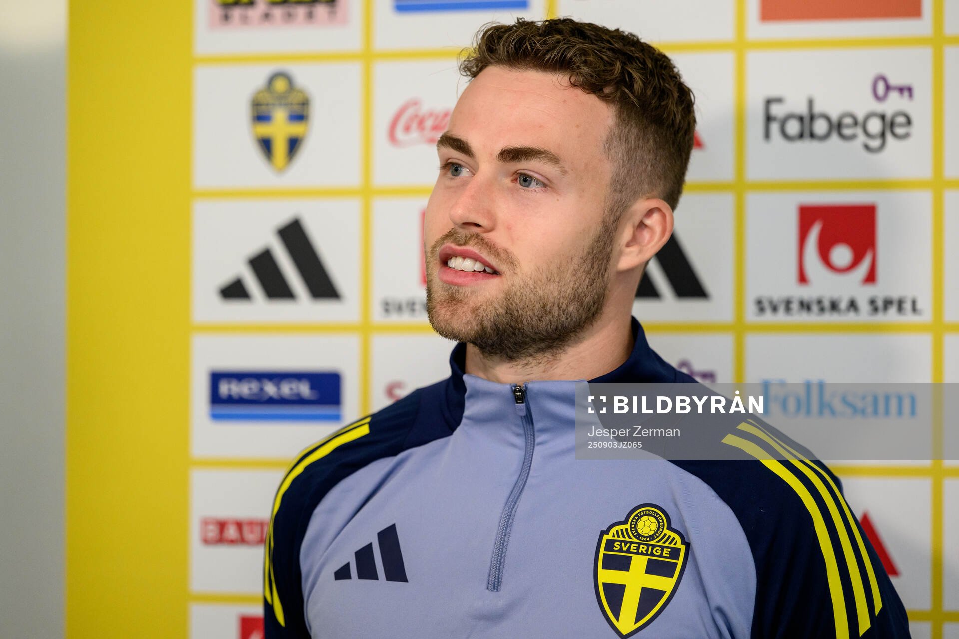 Gabriel Gudmundsson of the Swedish men's football national