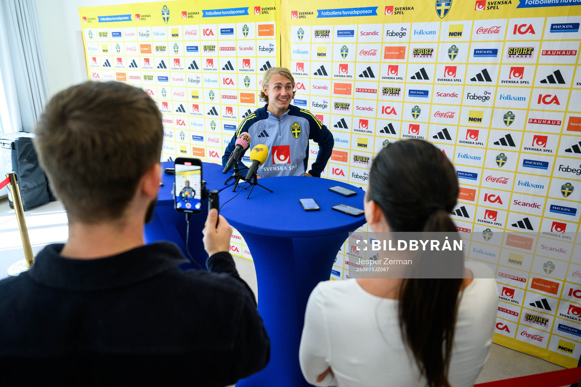 Sebastian Nanasi of the Swedish men's football national team