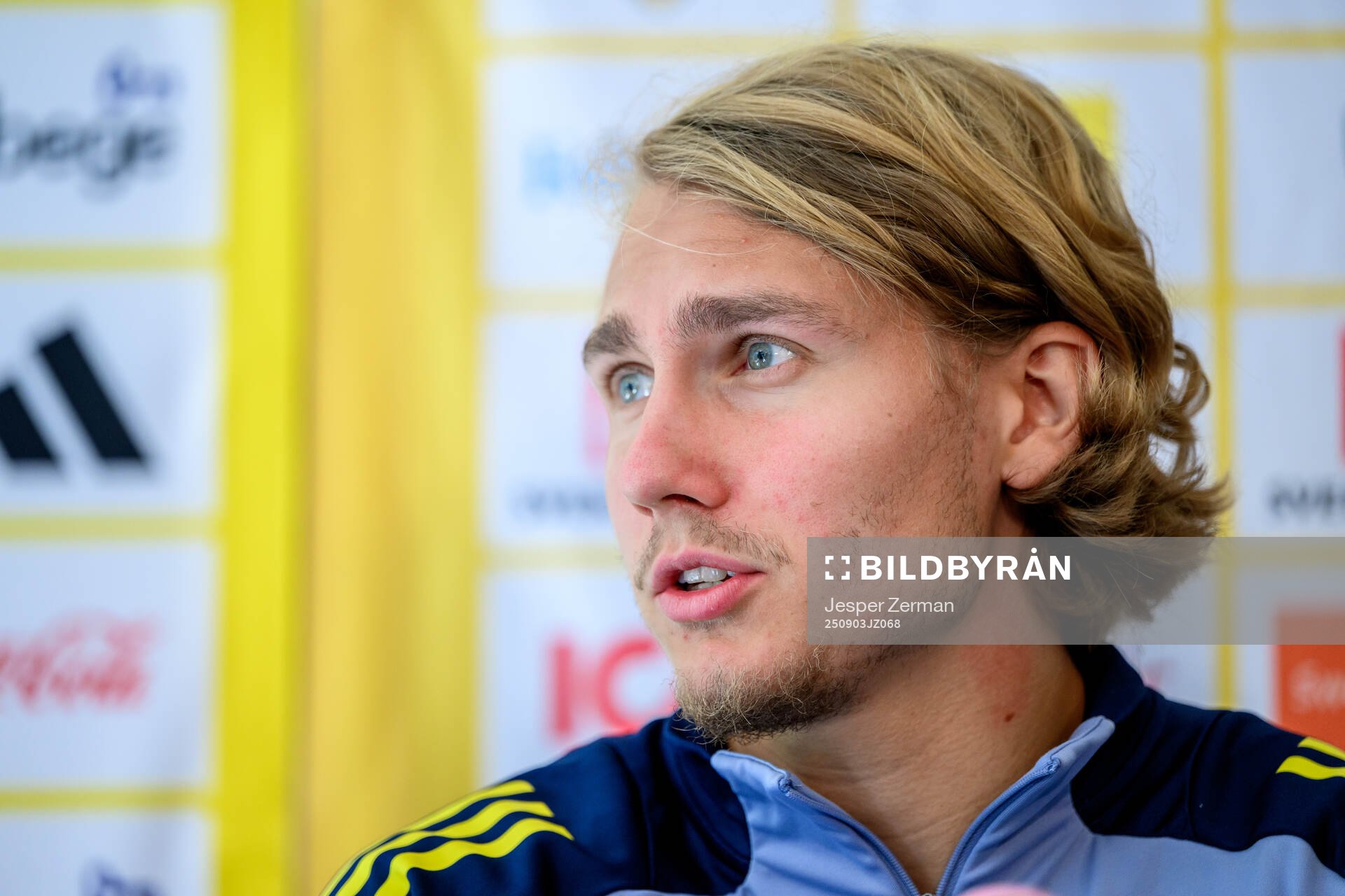 Sebastian Nanasi of the Swedish men's football national team