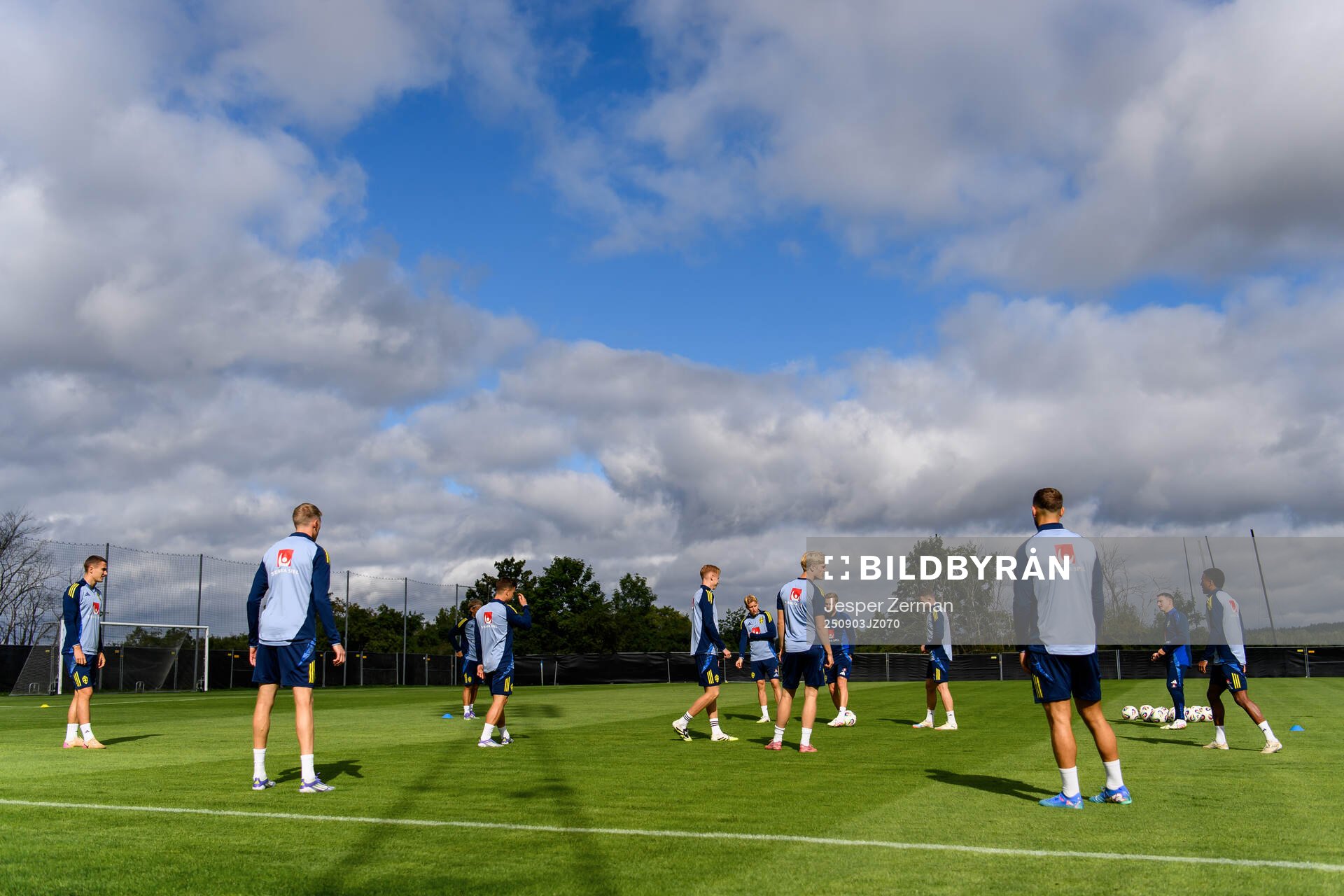 Players of the Swedish men's football national team at a