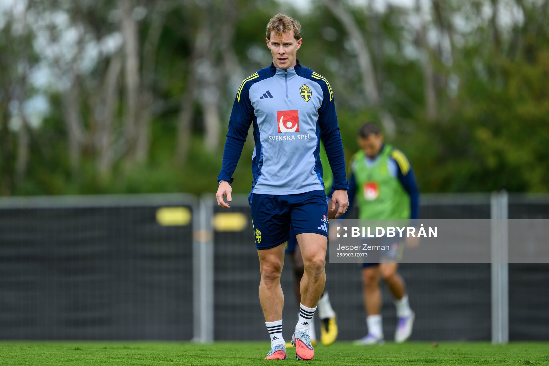 Emil Krafth of the Swedish men's football national team at