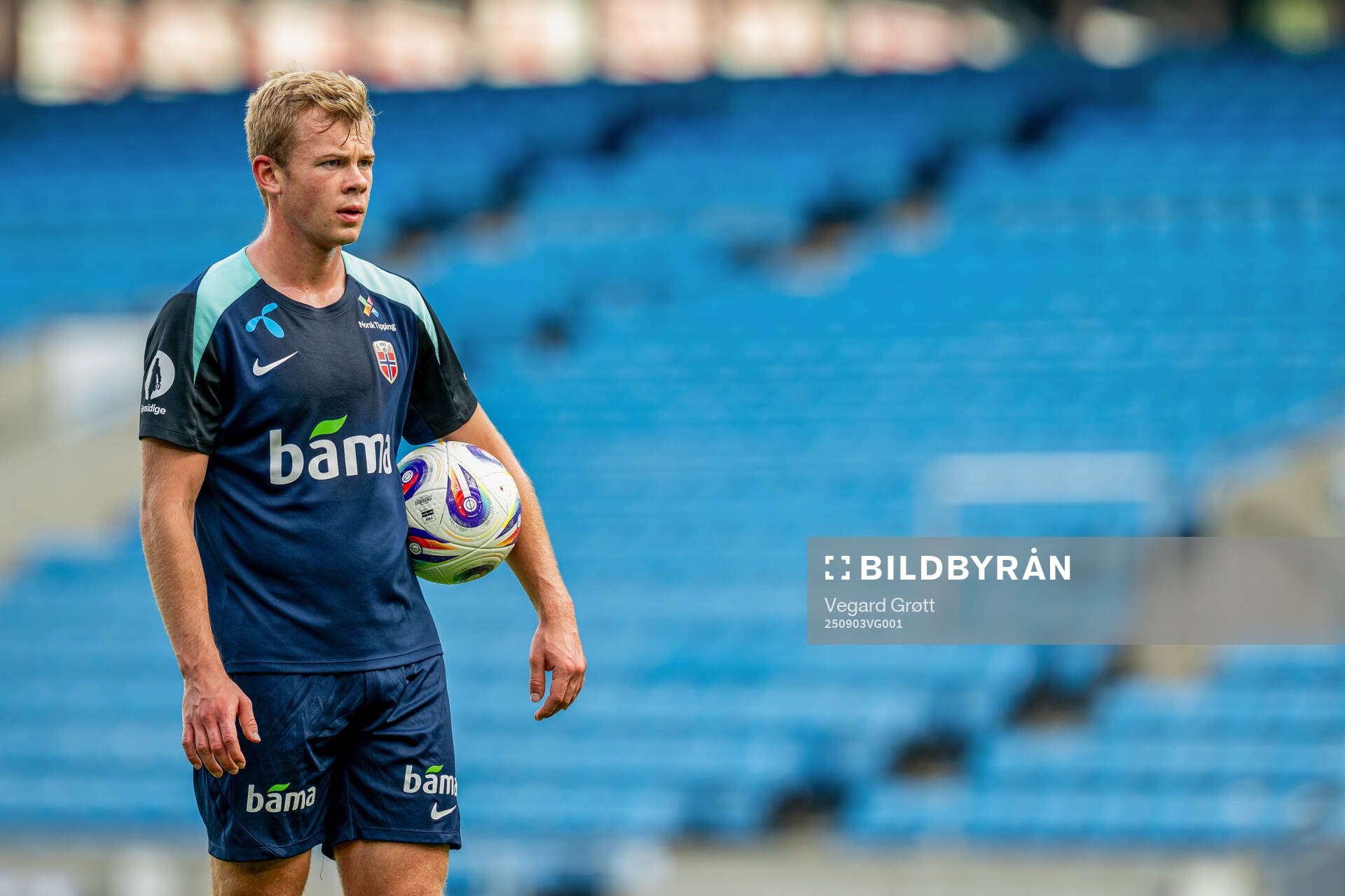 Aune Heggebø of the Norwegian national football team