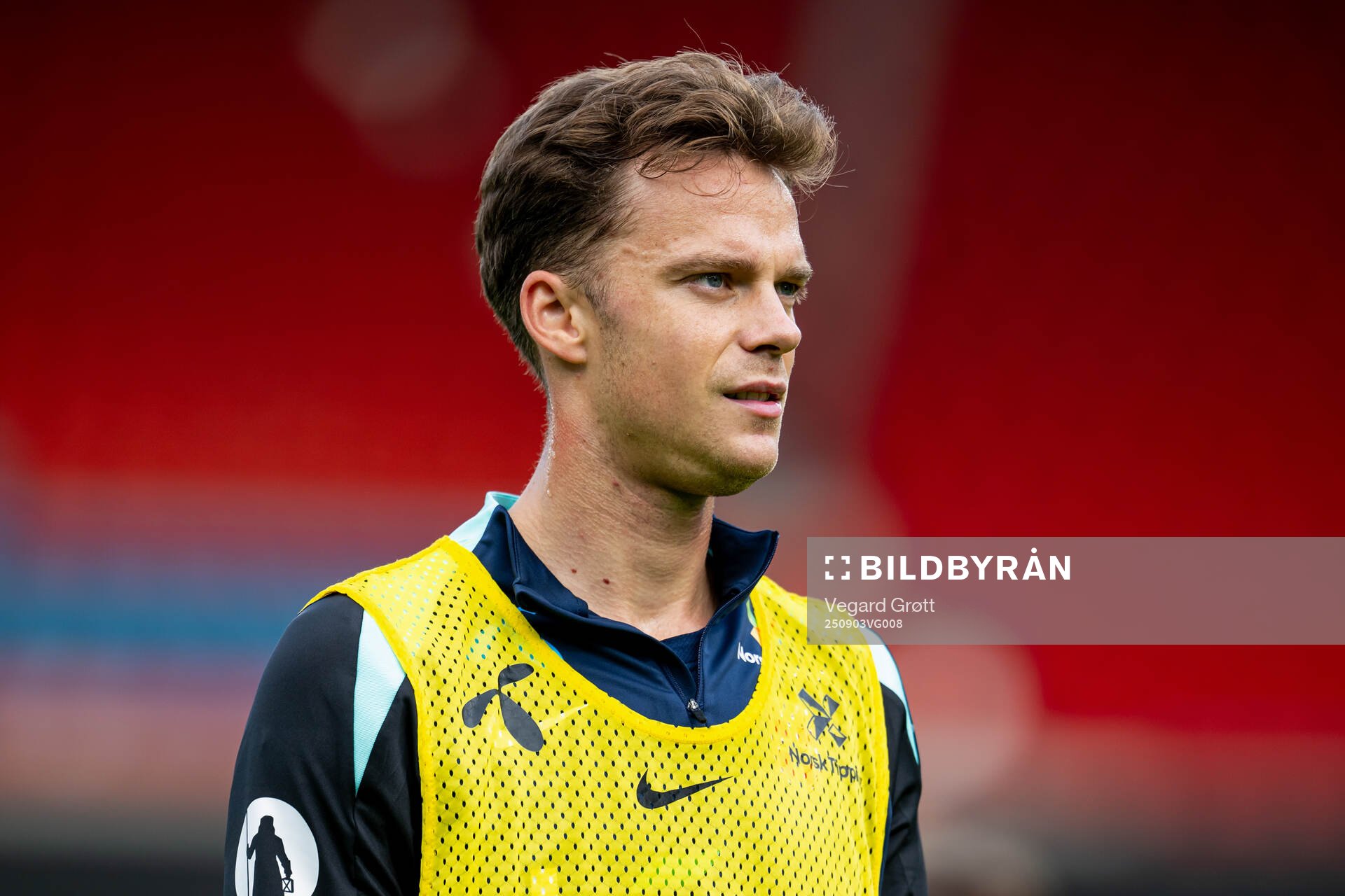 Felix Horn Myhre of the Norwegian national football team