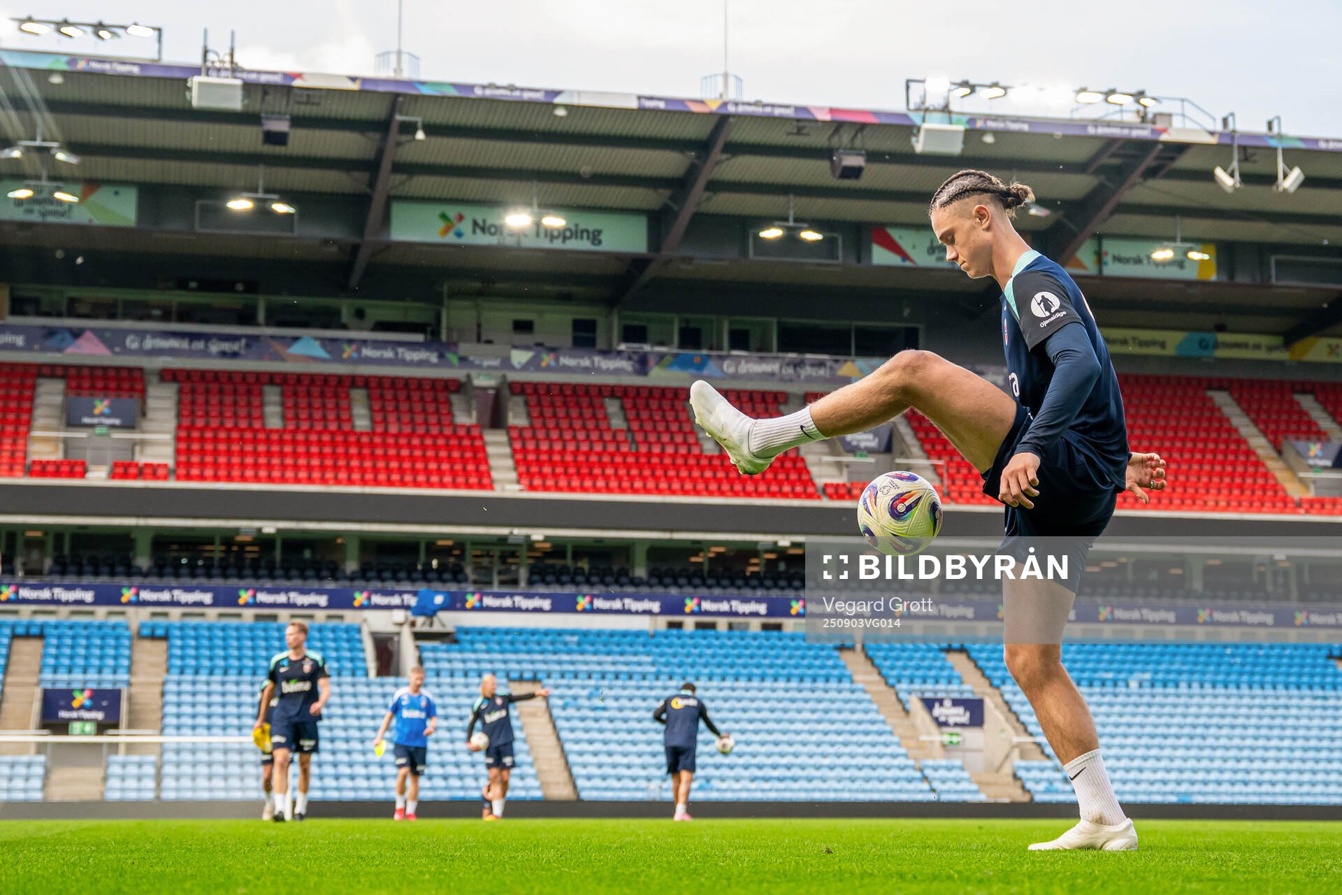 Thelo Aasgaard of the Norwegian national football team