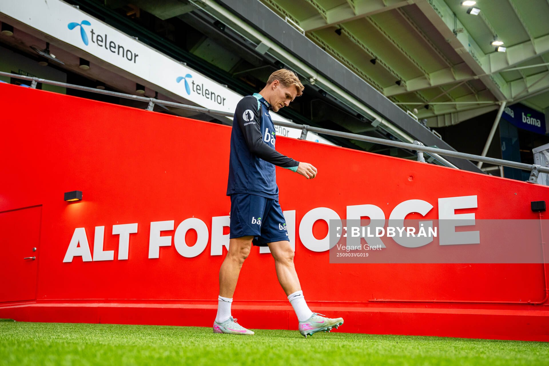 Martin Ødegaard of the Norwegian national football team