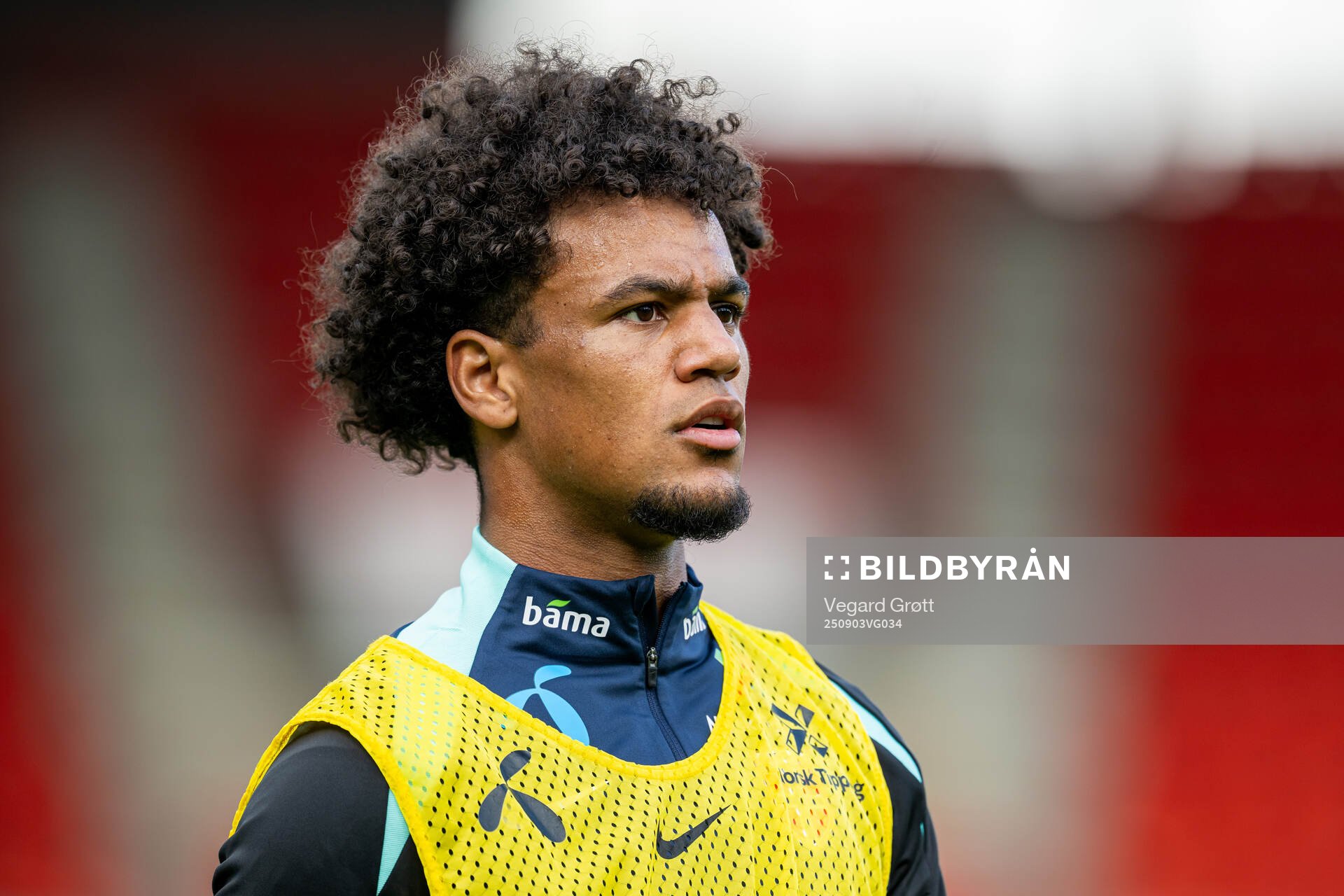 Oscar Bobb of the Norwegian national football team