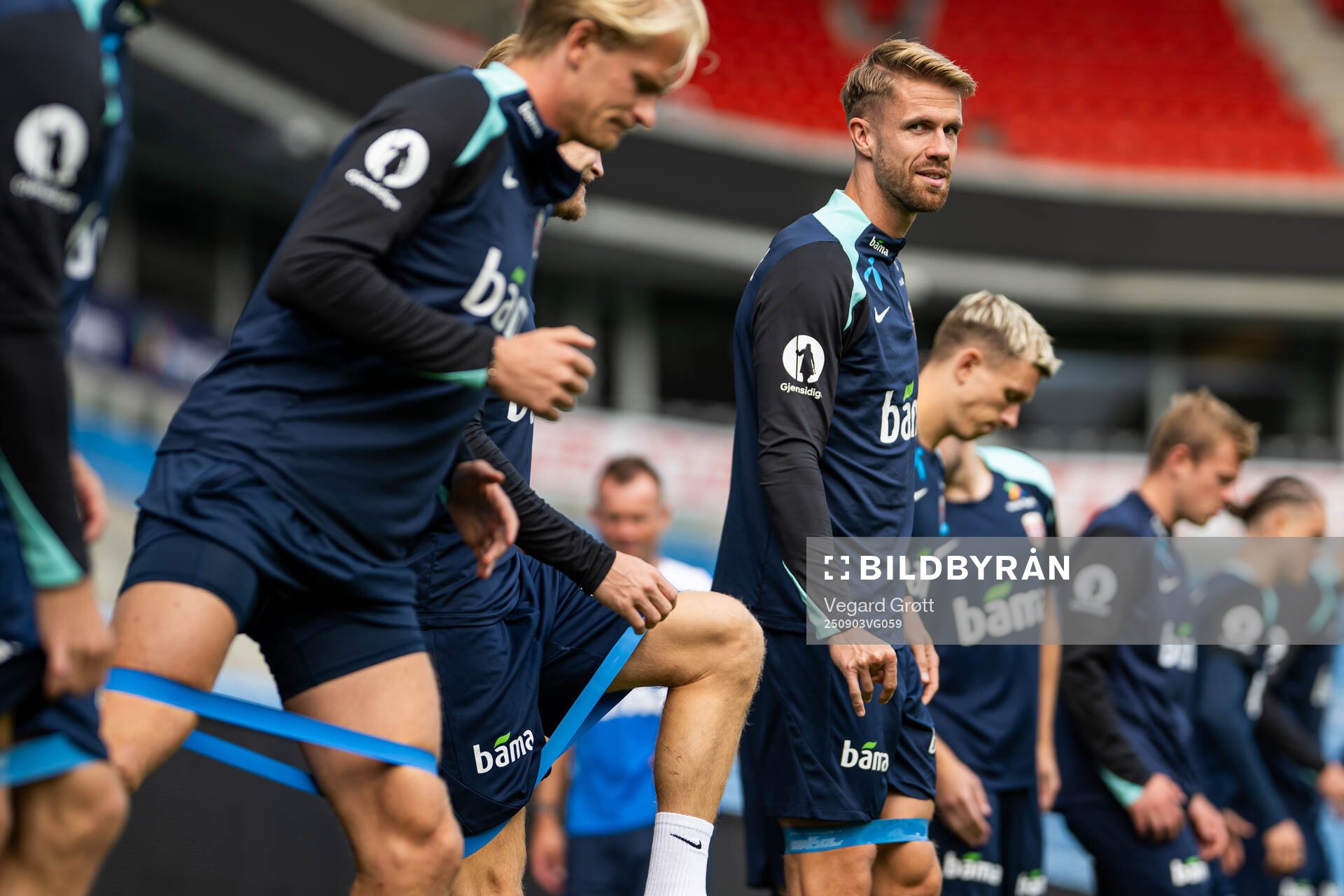 Kristoffer Ajer of the Norwegian national football team