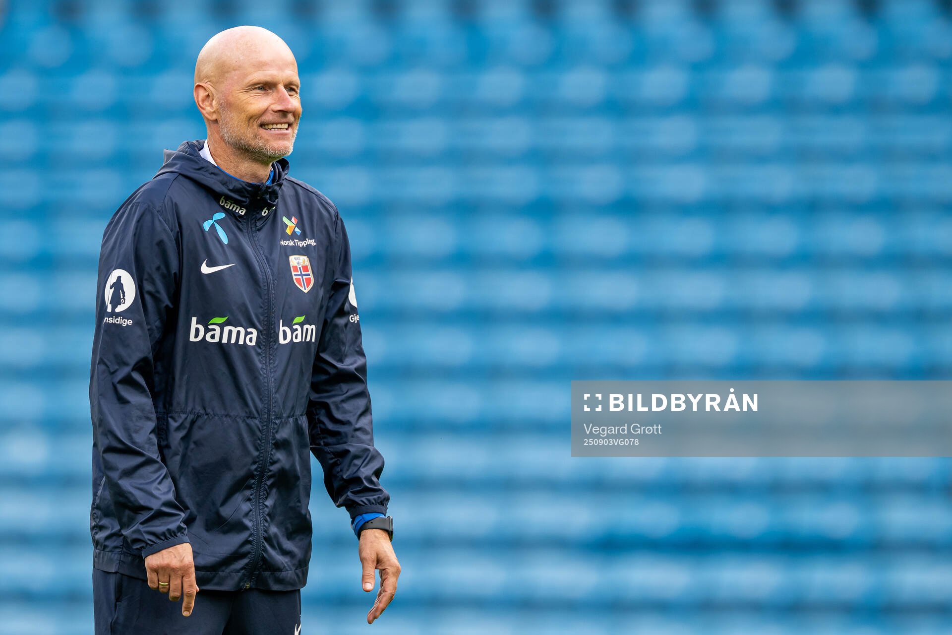 Ståle Solbakken, head coach of the Norwegian national