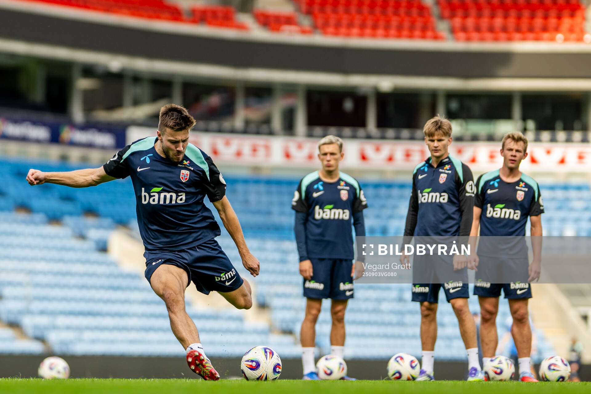 Fredrik André Bjørkan of the Norwegian national football