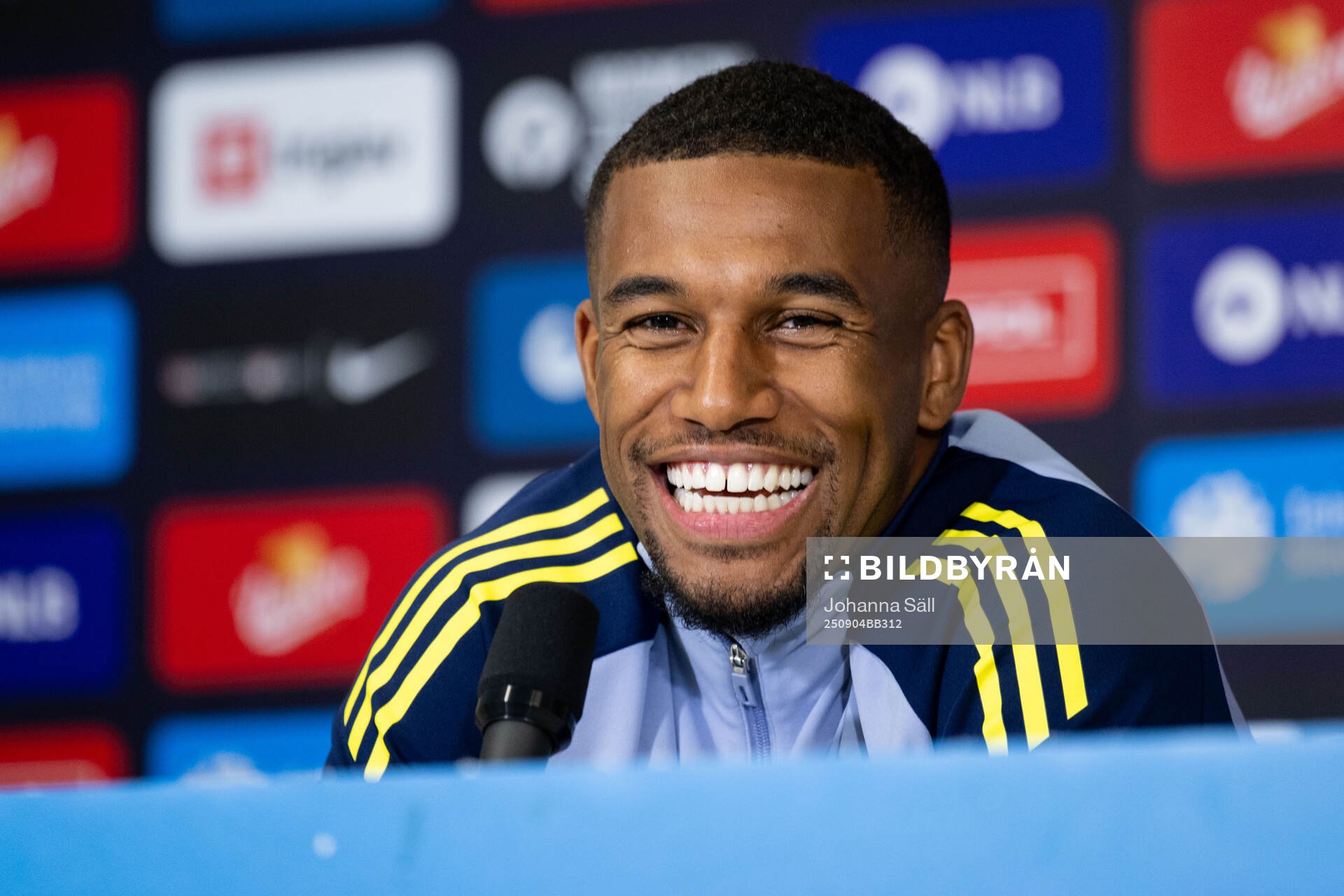 Isak Hien of the Swedish national football team