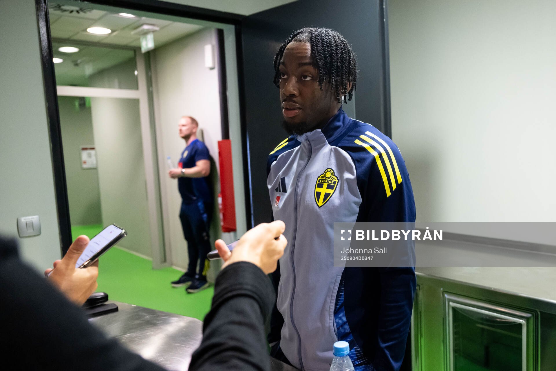 Anthony Elanga of the Swedish national football team in