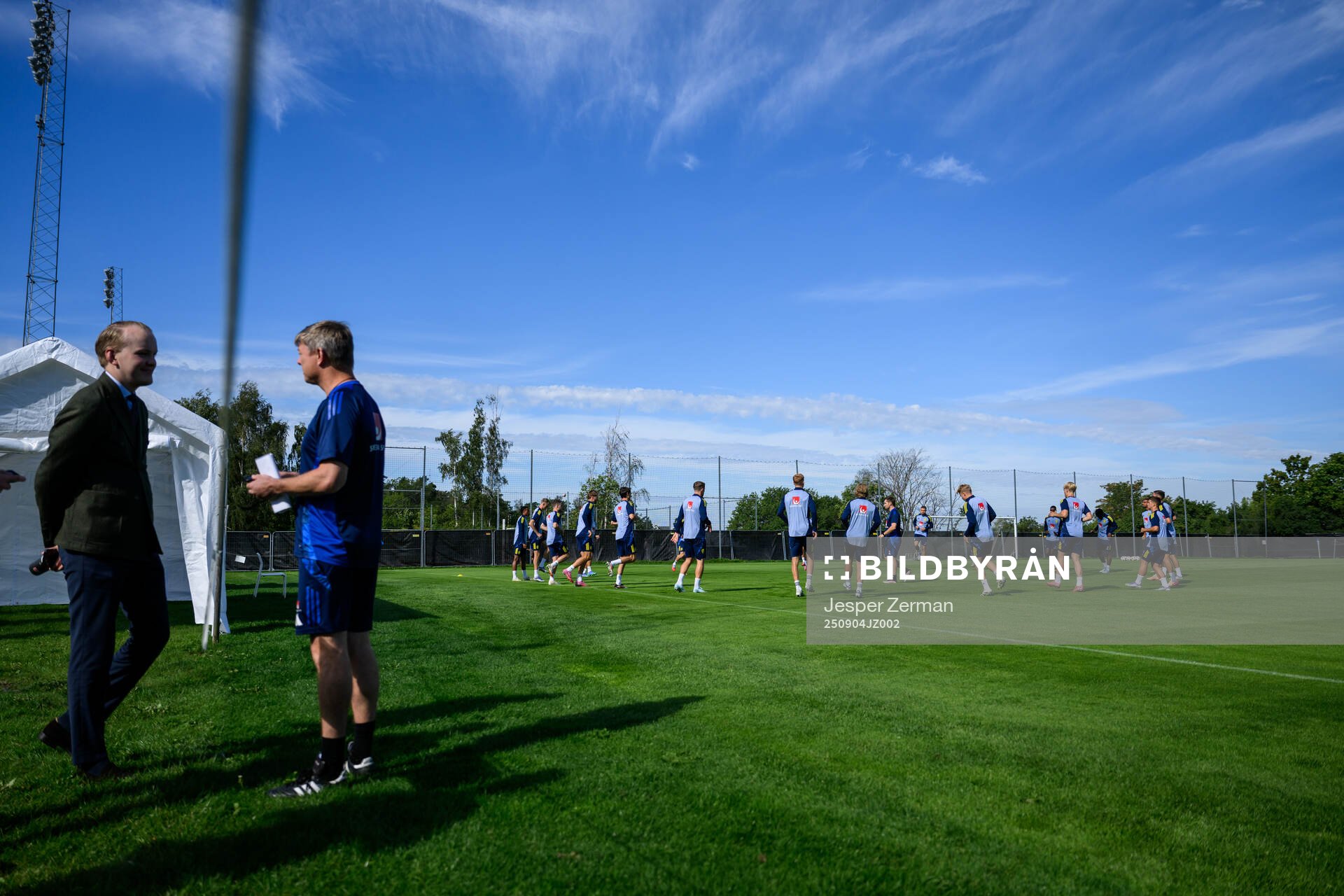 Players of the Swedish men's football national team at a