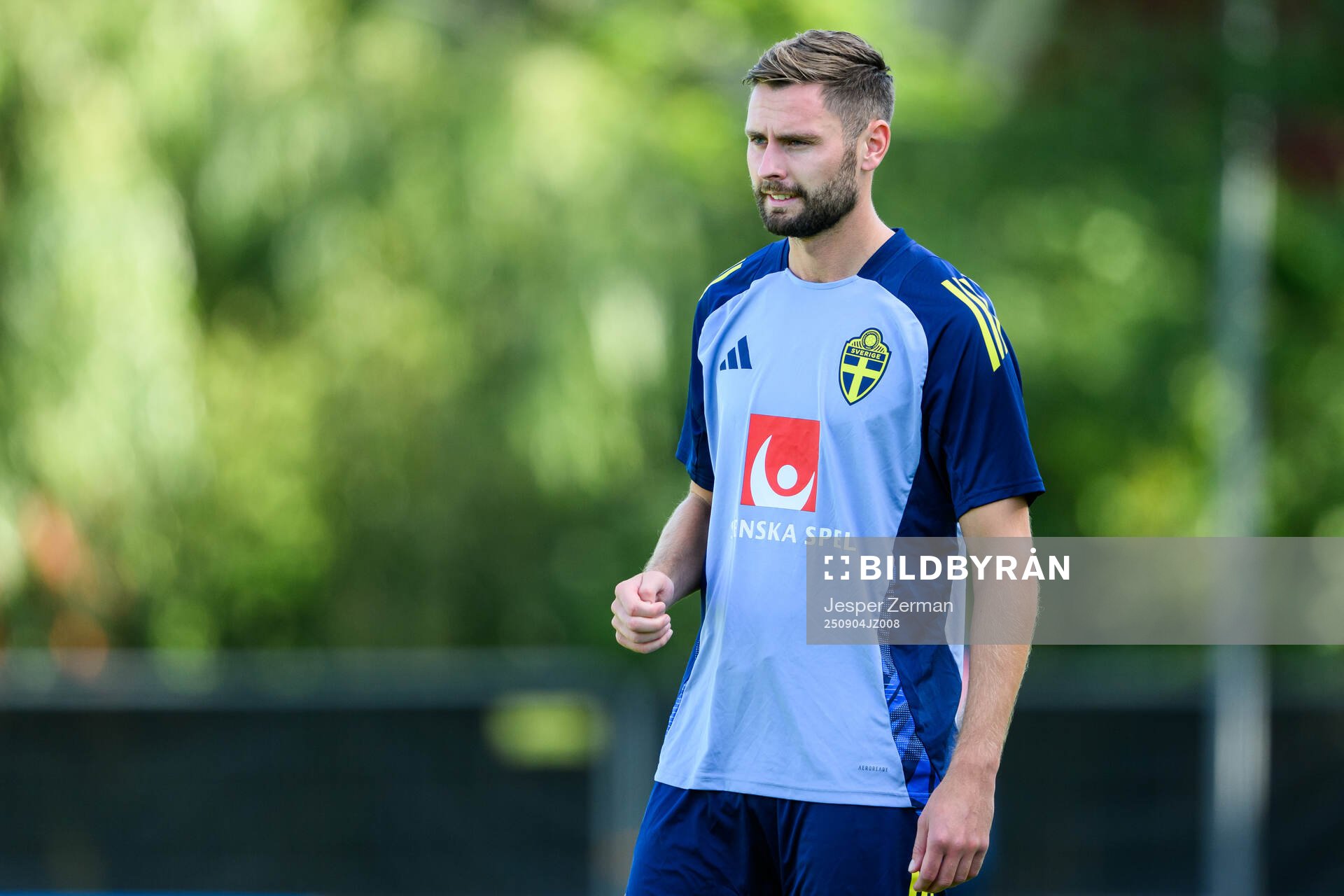 Axel Norén of the Swedish men's football national team at