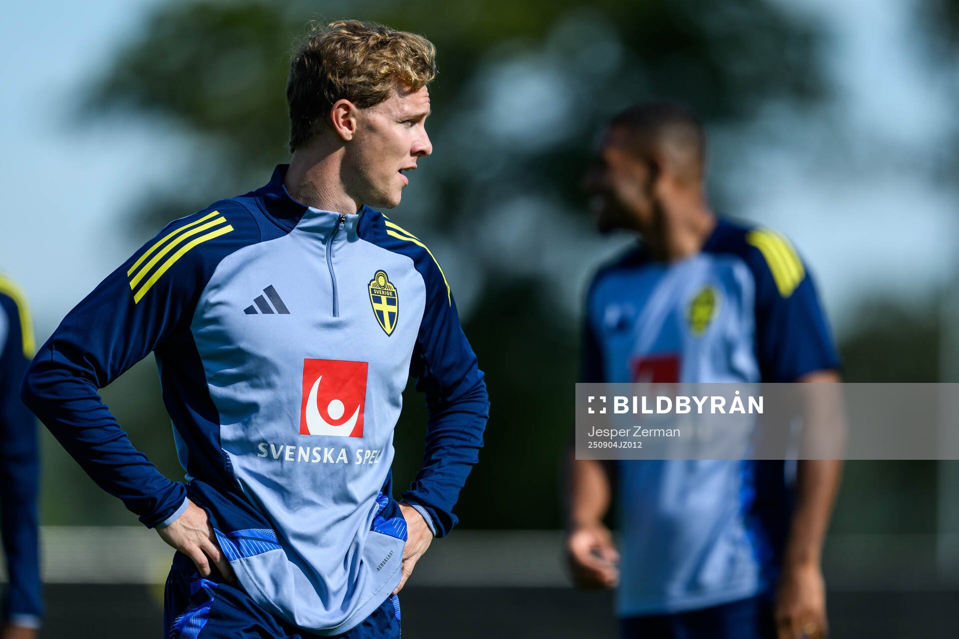 Emil Krafth of the Swedish men's football national team at