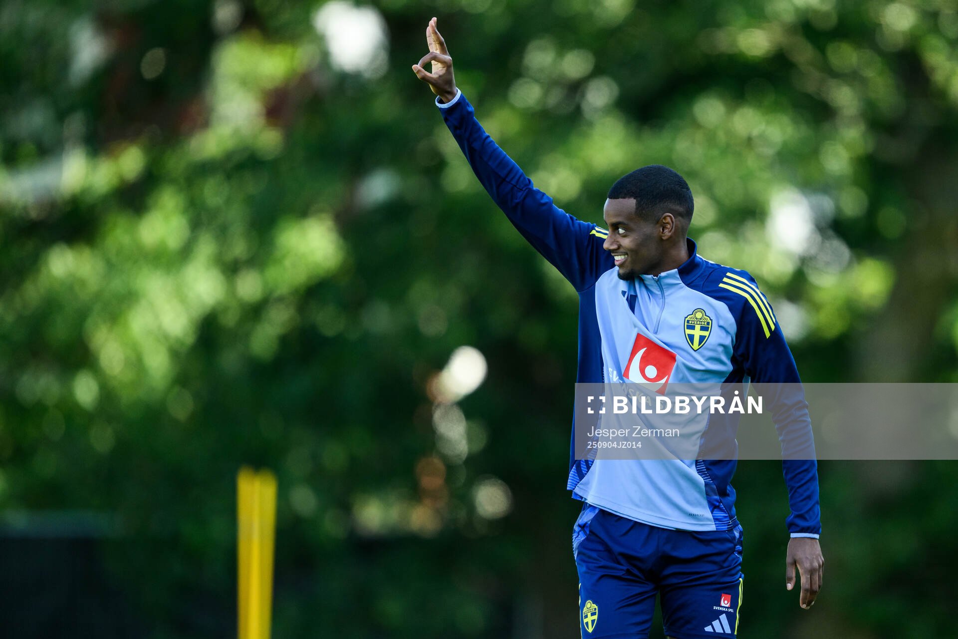 Alexander Isak of the Swedish men's football national team