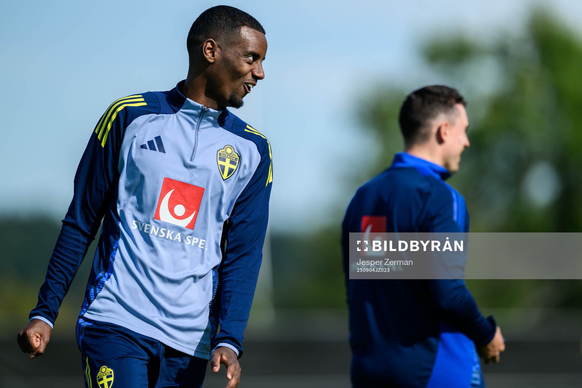 Alexander Isak of the Swedish men's football national team