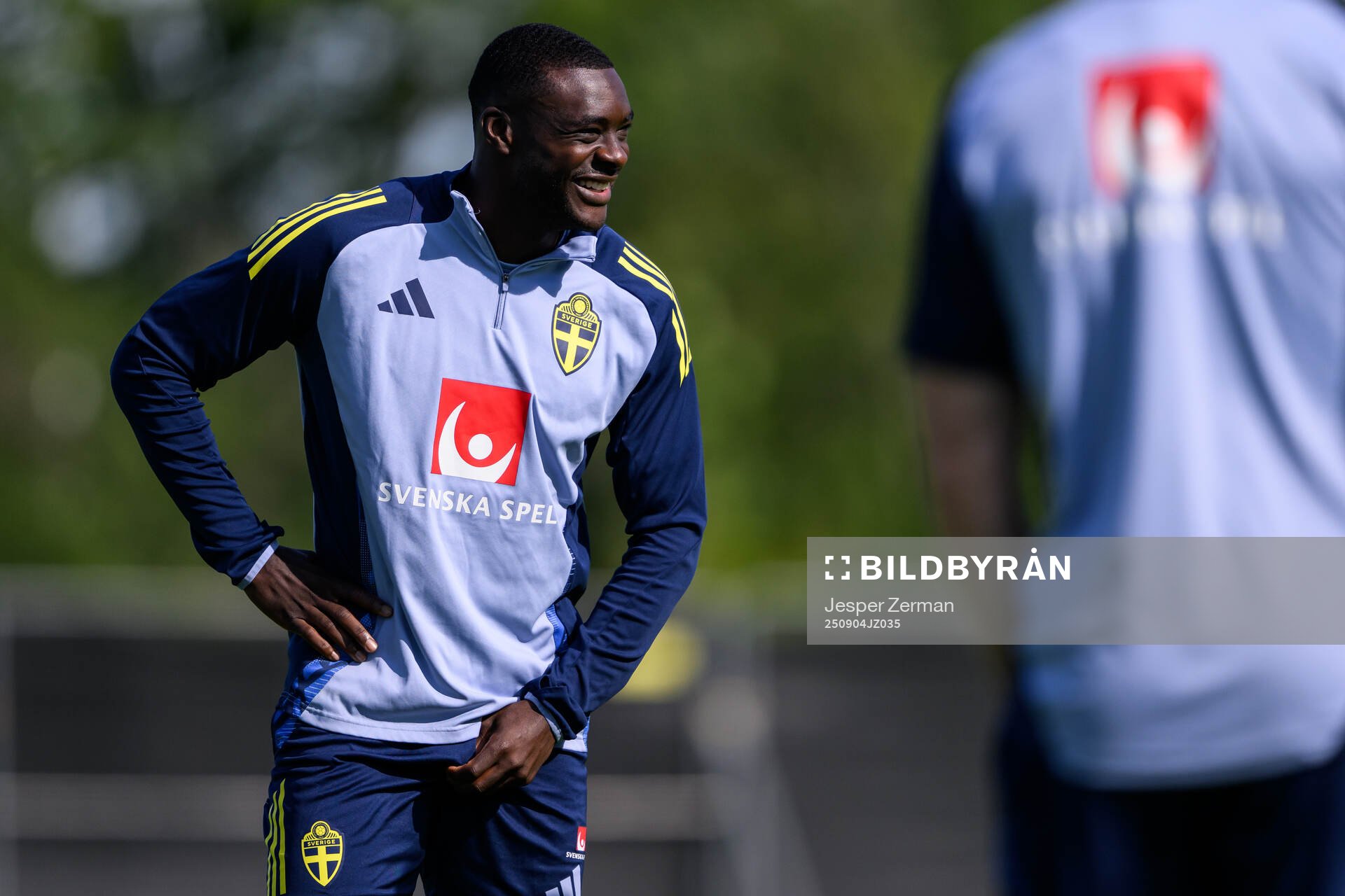 Ken Sema of the Swedish men's football national team at a