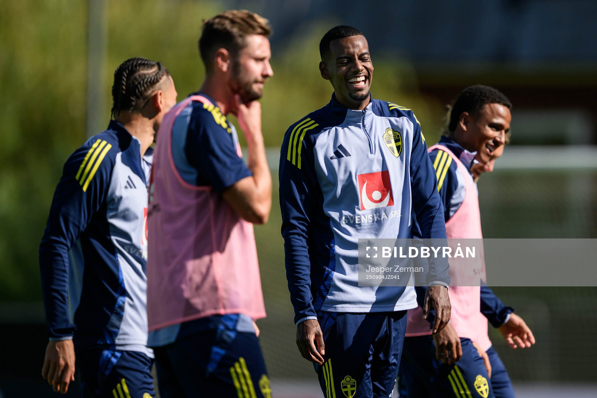 Alexander Isak of the Swedish men's football national team